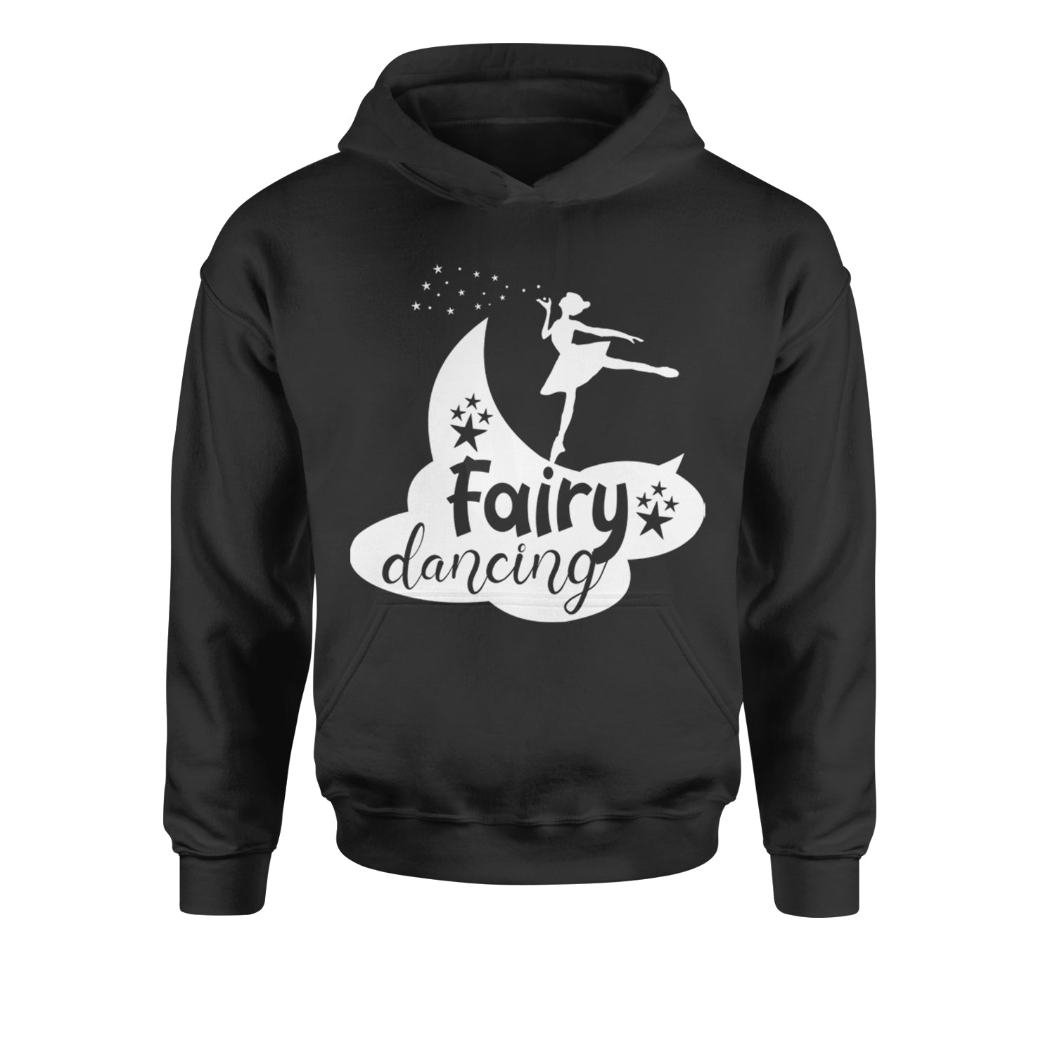 Fairy Dancing Youth-Sized Hoodie Black