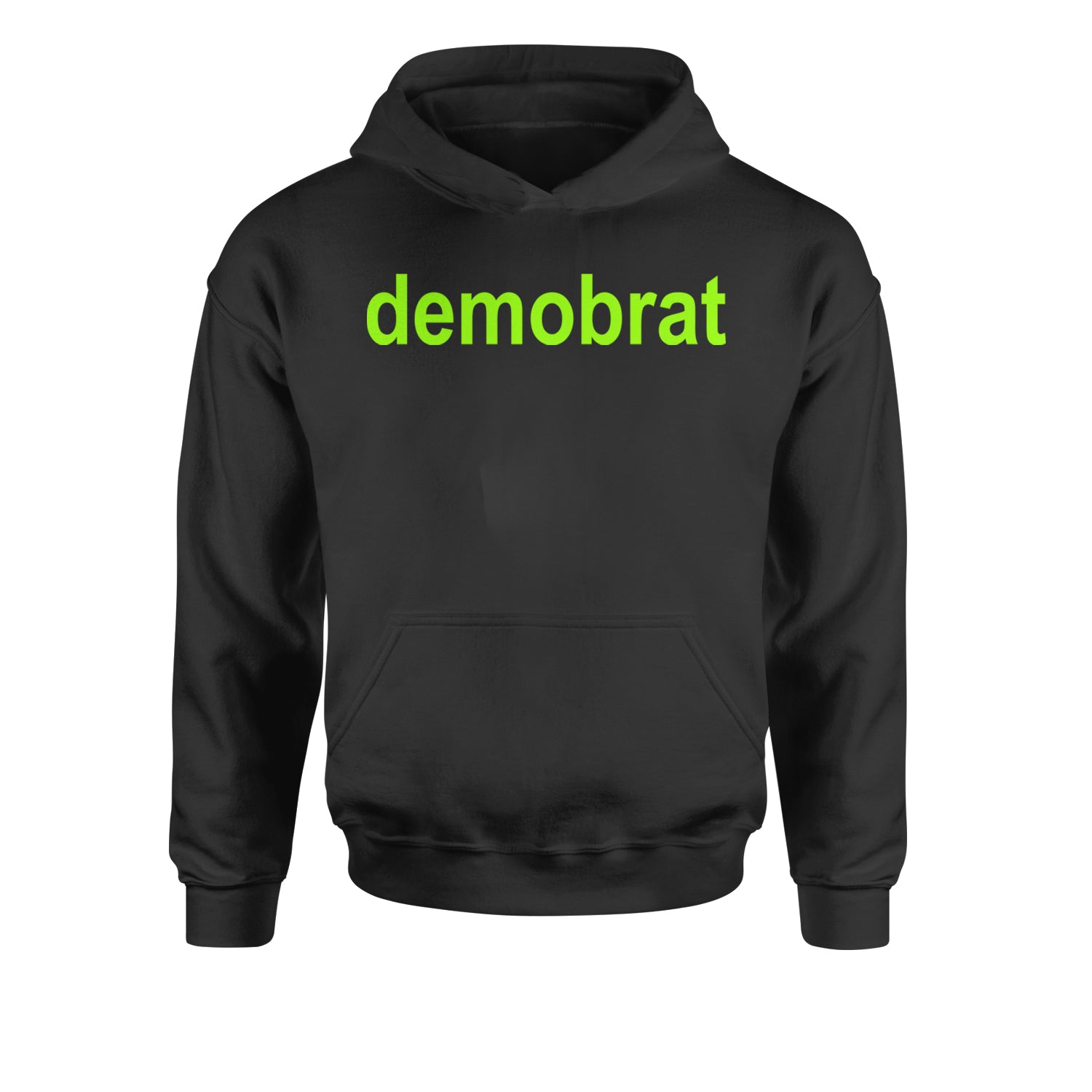 Demobrat Kamala Is Brat Vote Democrat Youth-Sized Hoodie Black