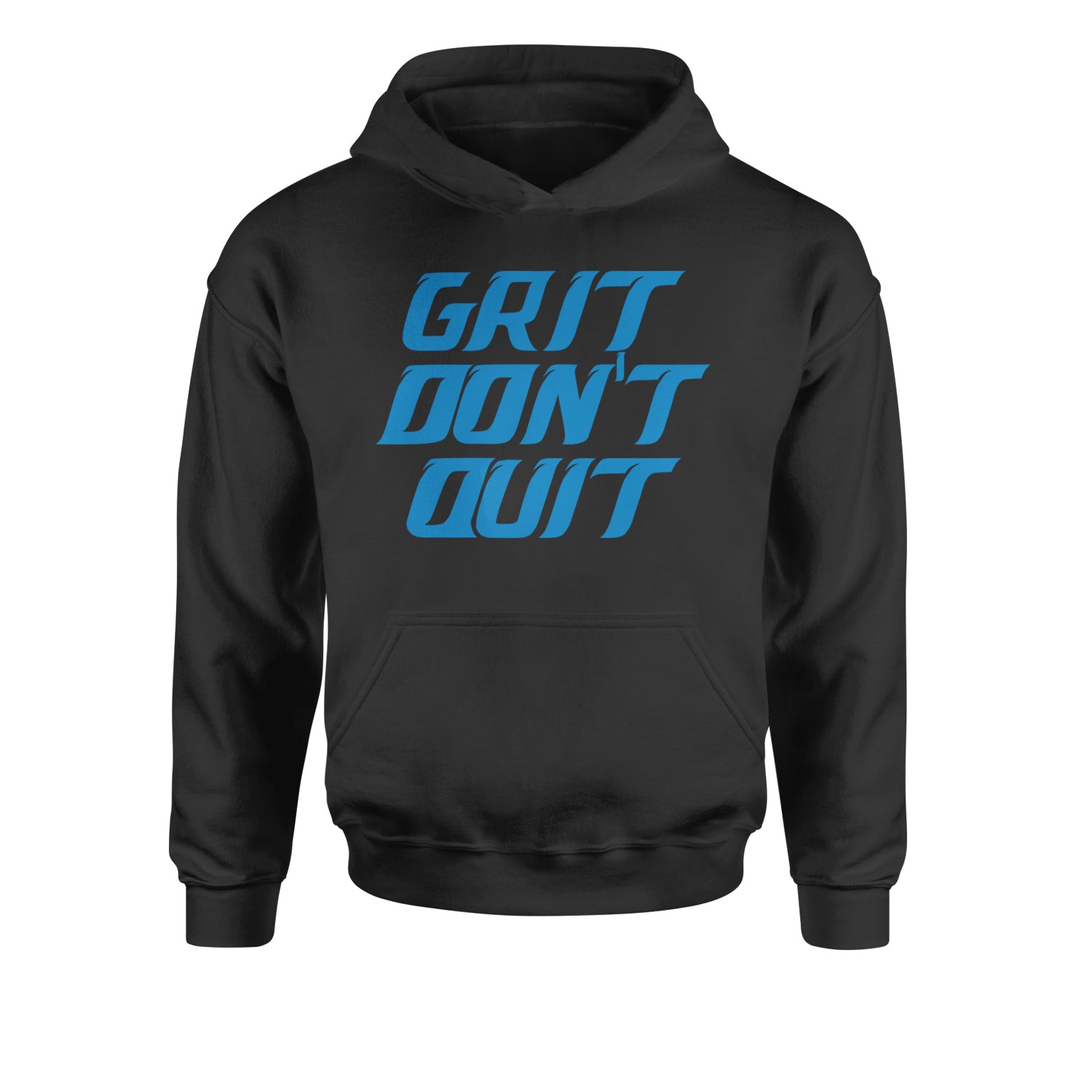 Grit Don't Quit Detroit Grit Youth-Sized Hoodie Black