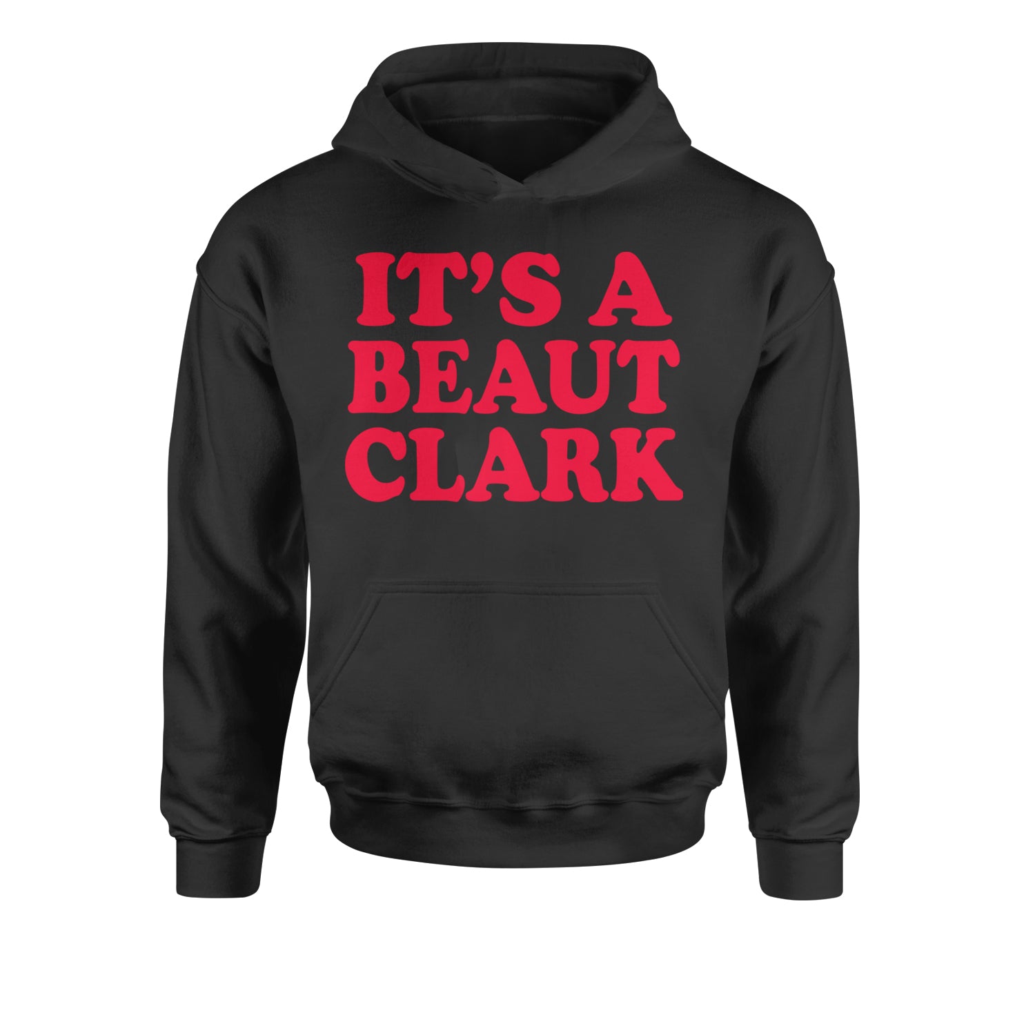 It's a Beaut Clark Festive ChristmasYouth-Sized Hoodie Royal Blue