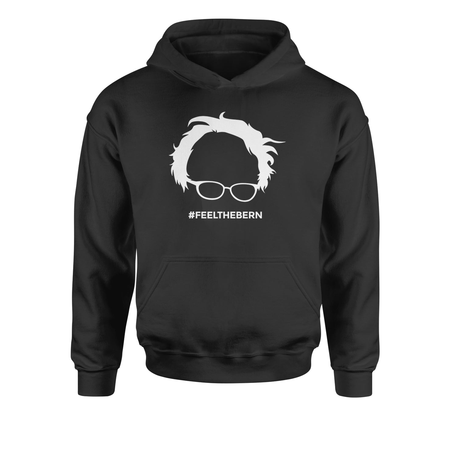 Feel The Bern - Bernie Sanders For President 2024 Youth-Sized Hoodie Navy Blue