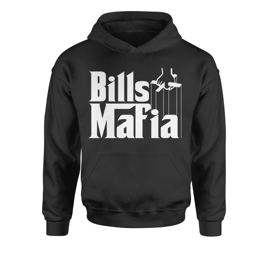 Mafia Bills Mafia Godfather Youth-Sized Hoodie Black