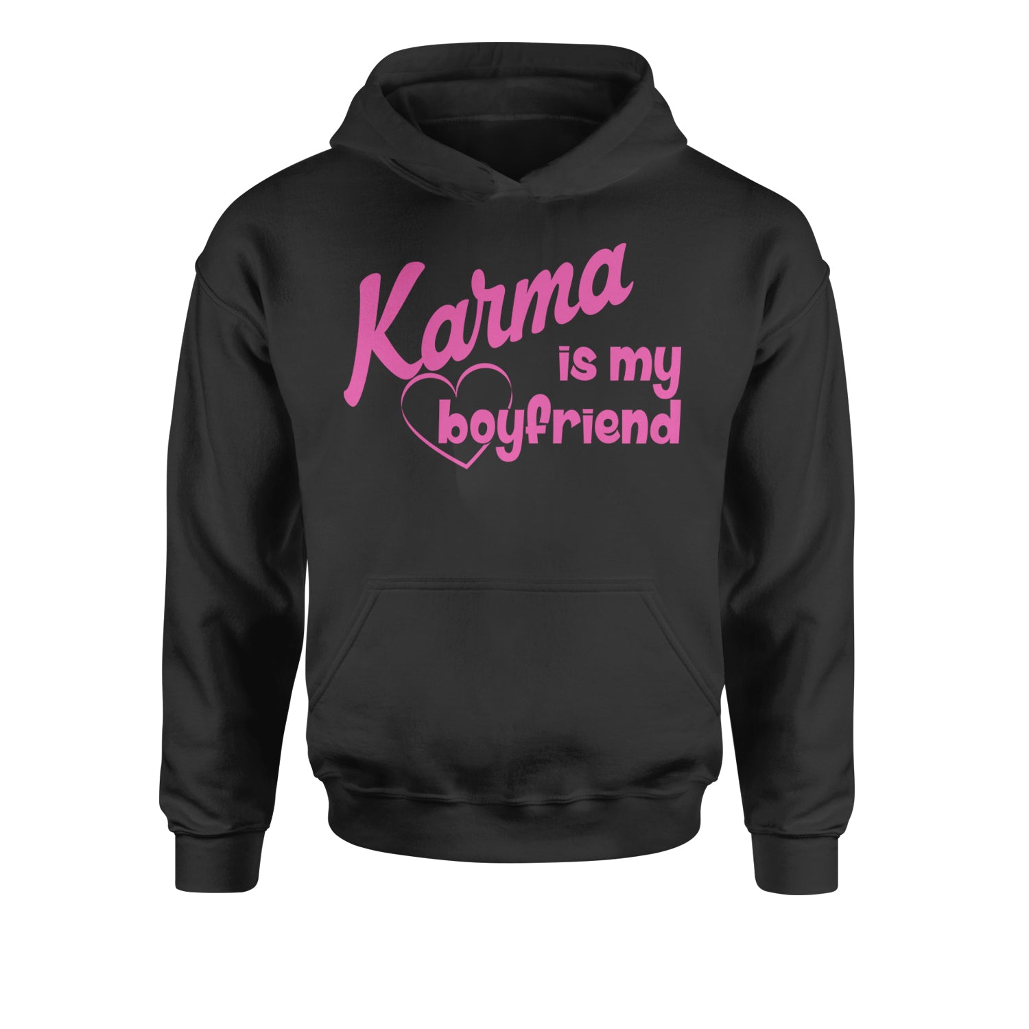 Karma Is My Boyfriend Midnight Eras  Youth-Sized Hoodie Heather Grey