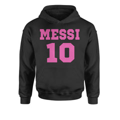 Messi World Soccer Futbol Messiami Youth-Sized Hoodie Black