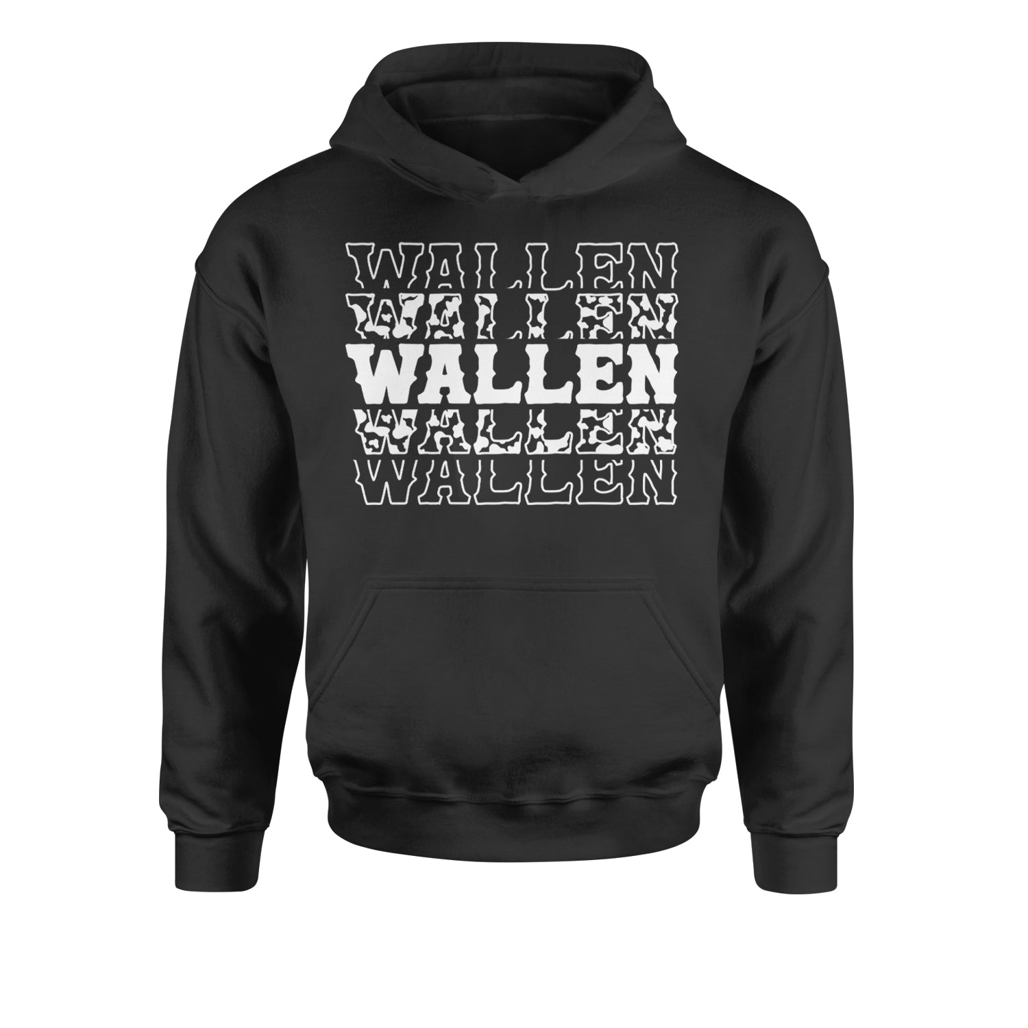 Wallen Country Music Western Youth-Sized Hoodie Tie-Dye Cotton Candy