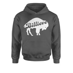 Billieve Bills Mafia Youth-Sized Hoodie Charcoal Grey