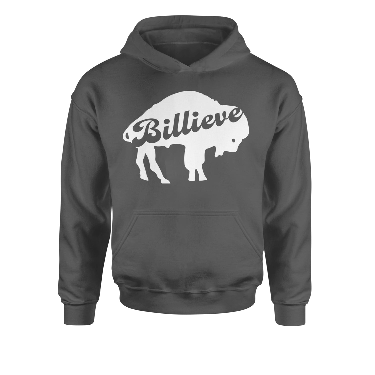 Billieve Bills Mafia Youth-Sized Hoodie Charcoal Grey