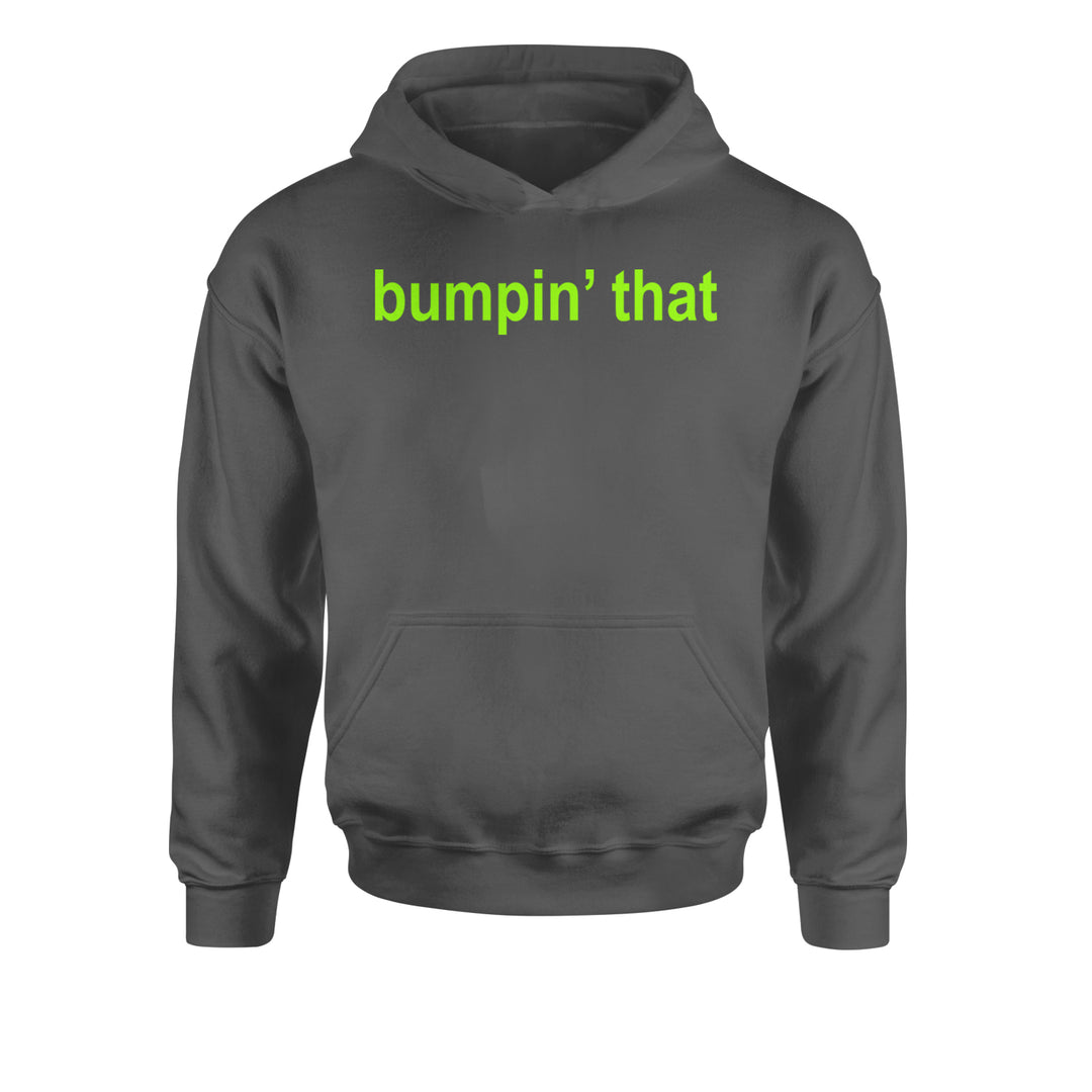 Bumpin' That Brat MusicYouth-Sized Hoodie Charcoal Grey