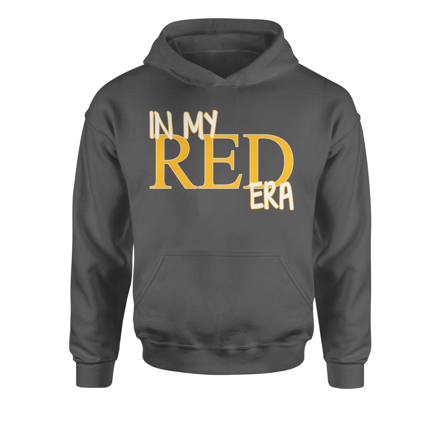 In My Red Era Kansas City Youth-Sized Hoodie Black