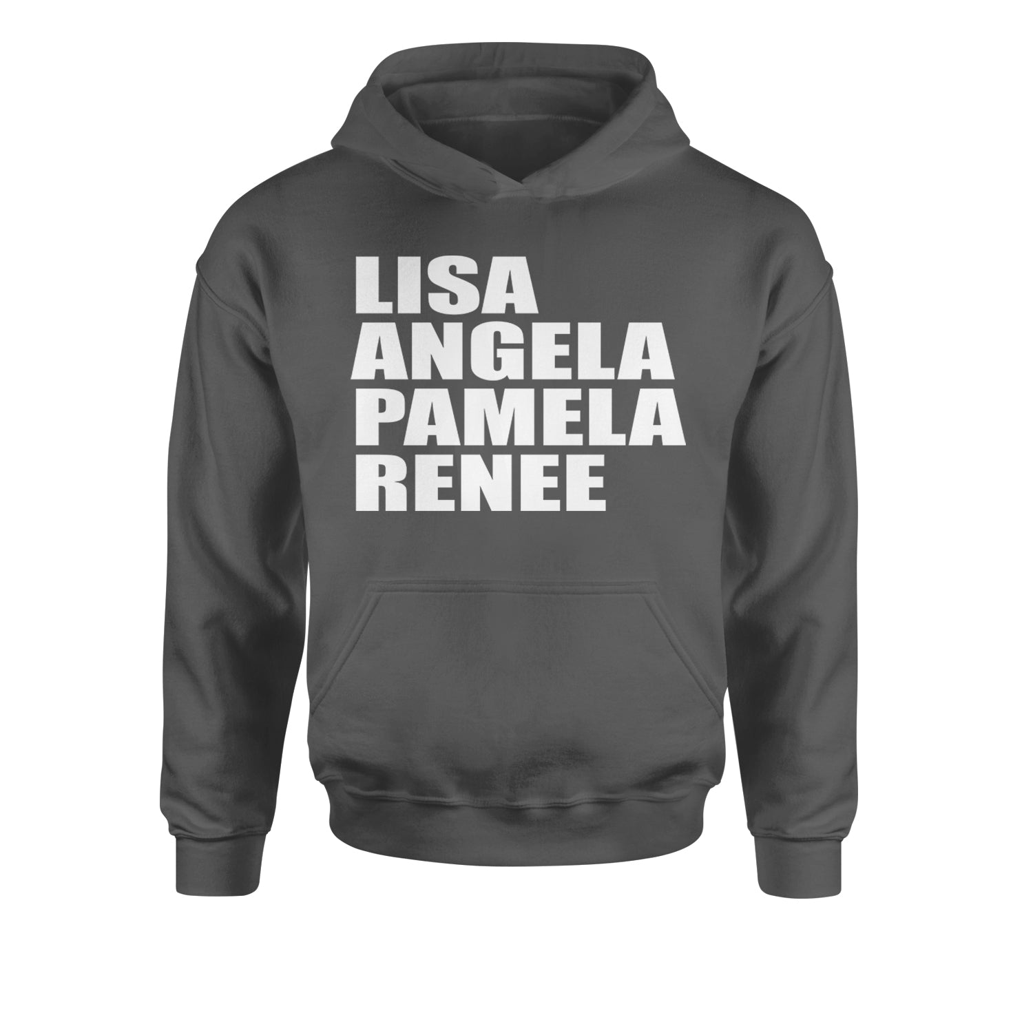 Lisa Angela Pamela Renee Around The Way Girl Youth-Sized Hoodie Black