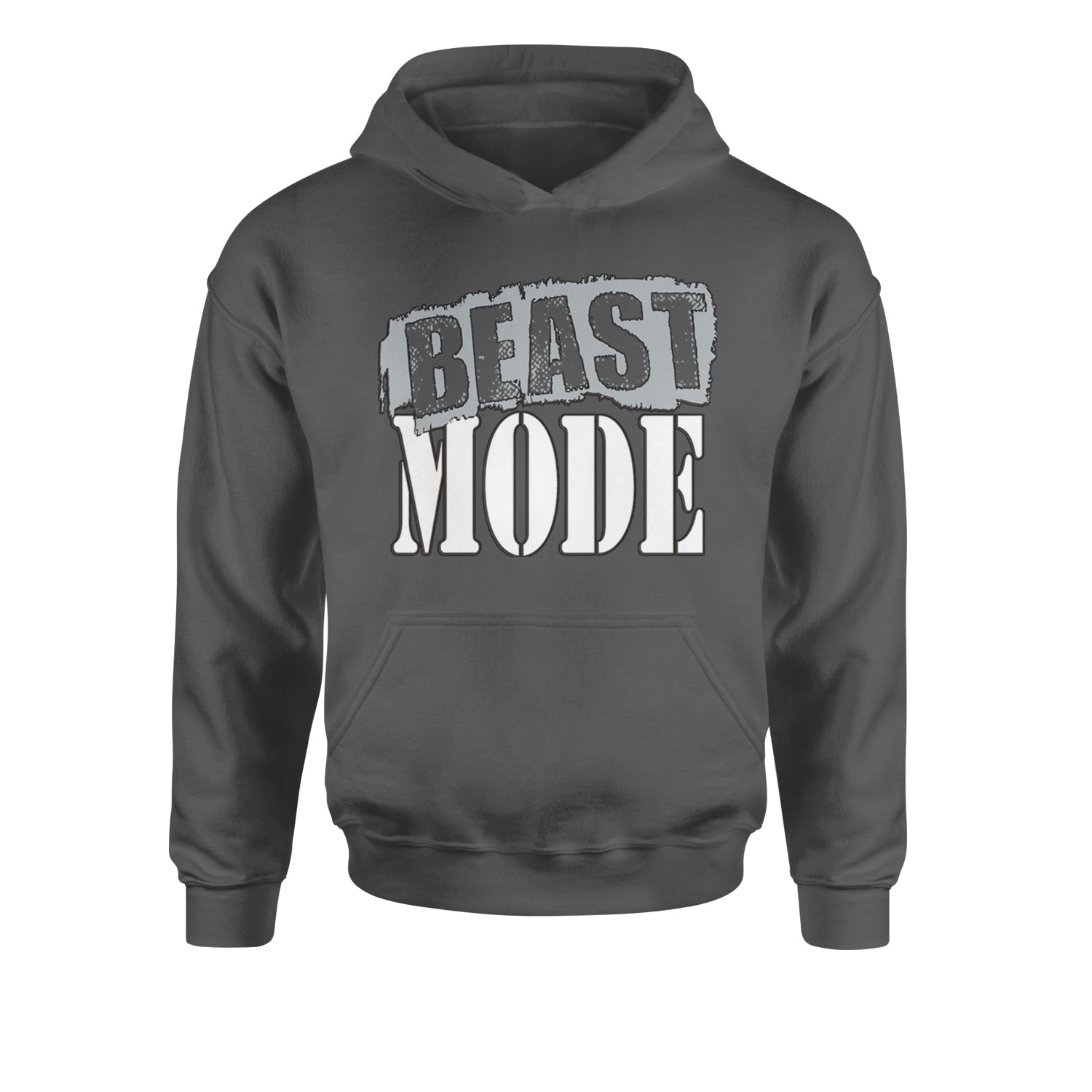 Beast Mode Training Gym Workout Youth-Sized Hoodie Black