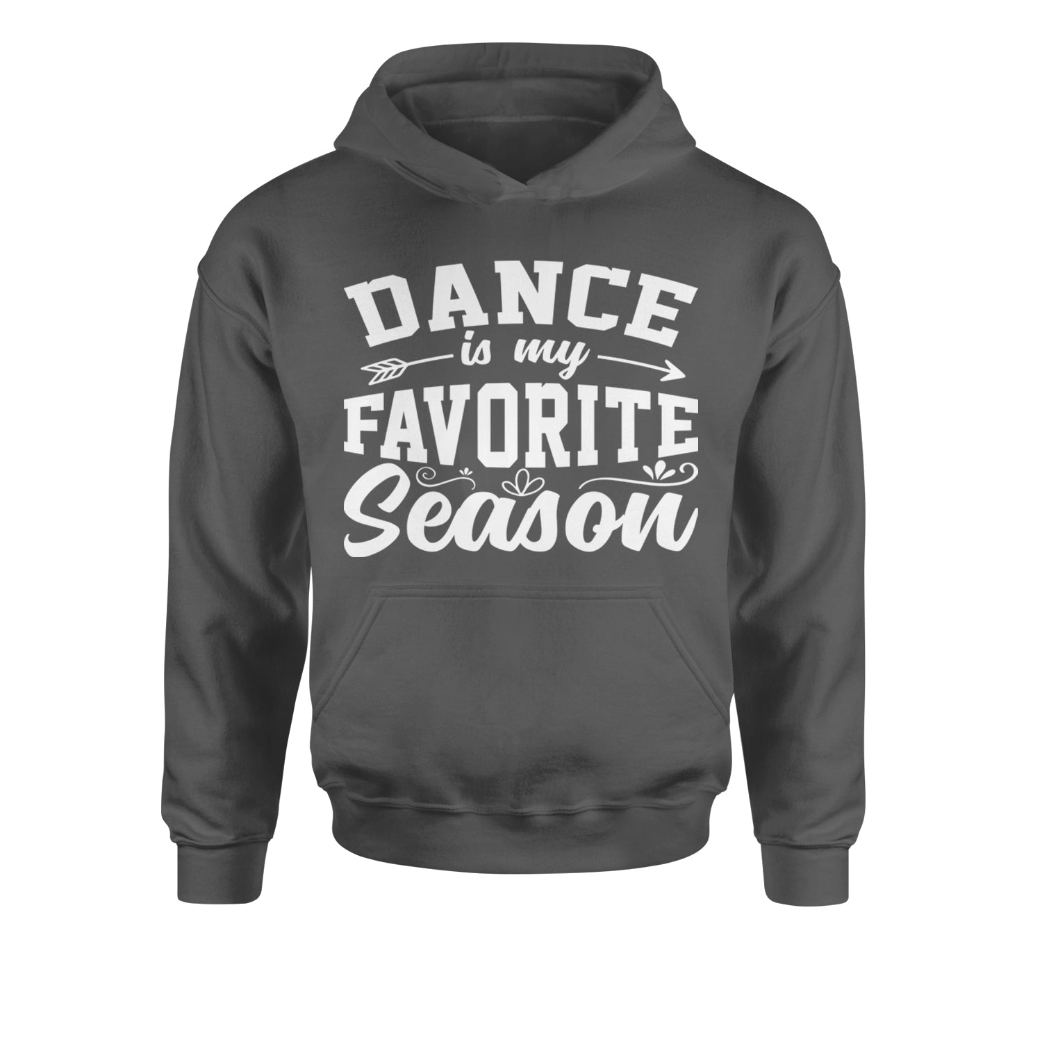 Dance Is My Favorite Season Youth-Sized Hoodie Black