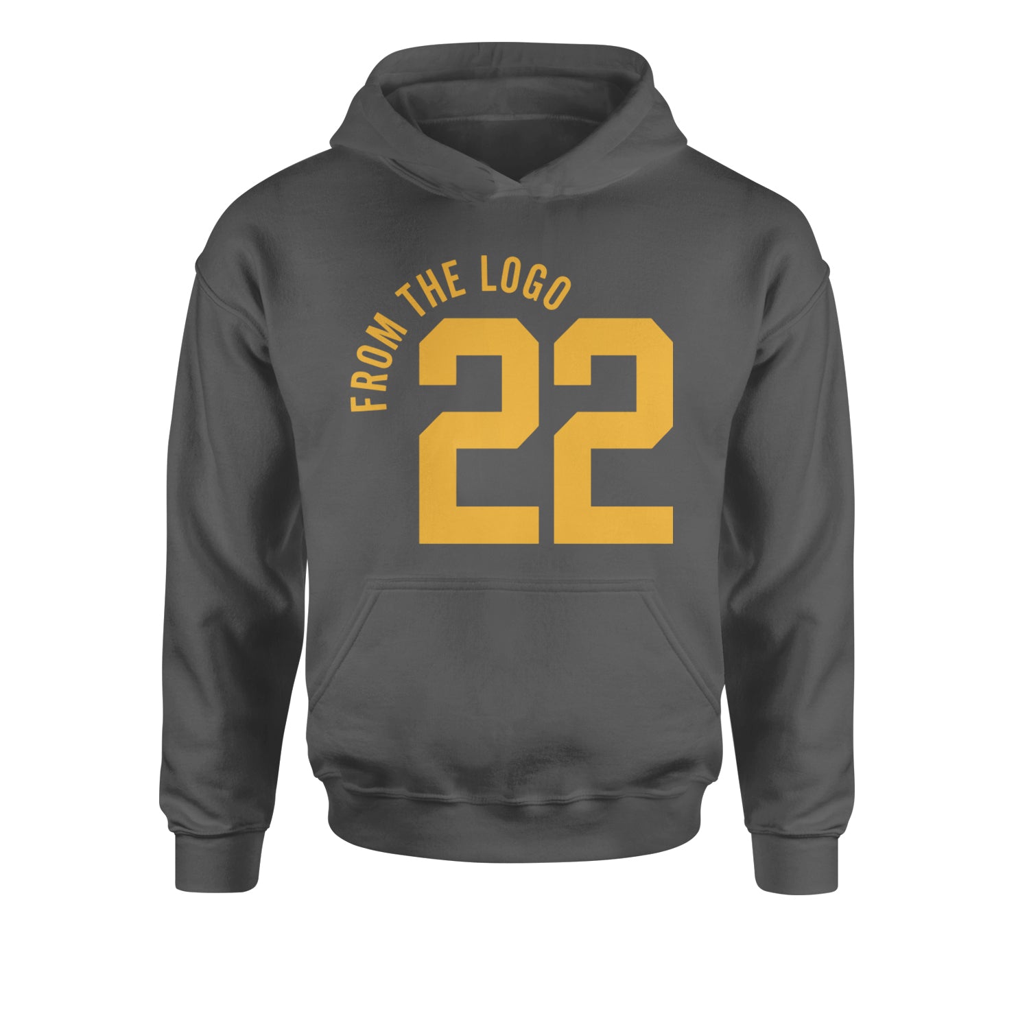 From The Logo #22 Basketball Youth-Sized Hoodie Black