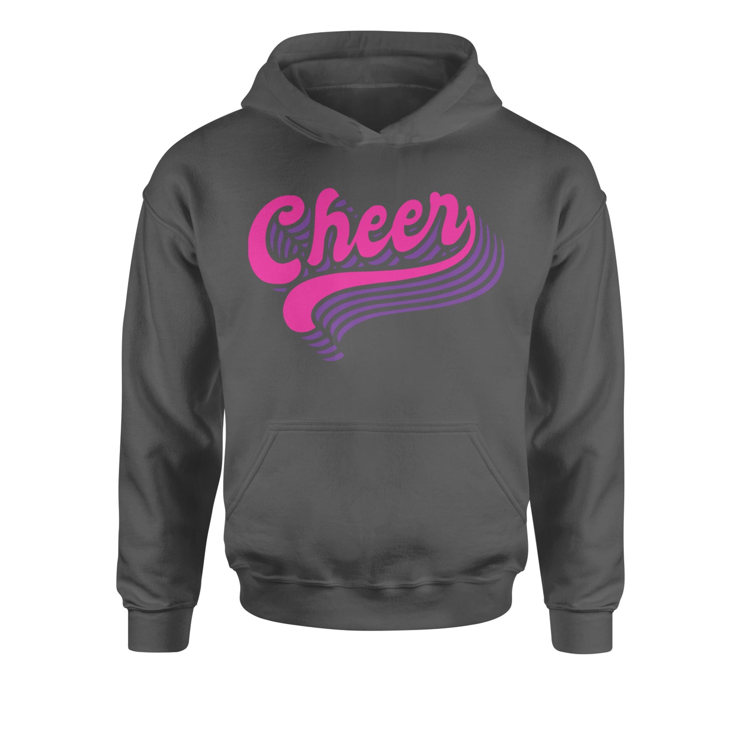 Cheer Pride Youth-Sized Hoodie Black