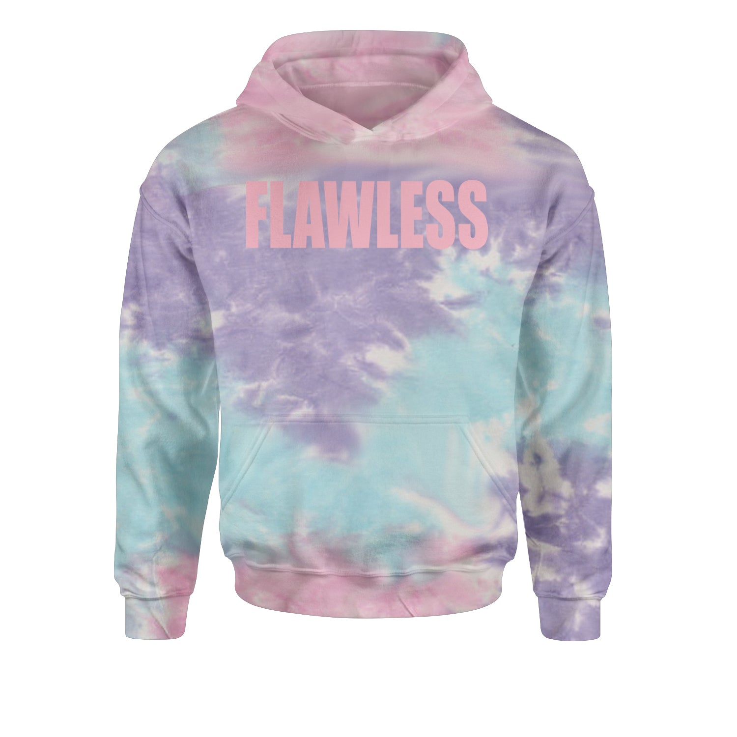 Flawless Renaissance Youth-Sized Hoodie Tie-Dye Cotton Candy