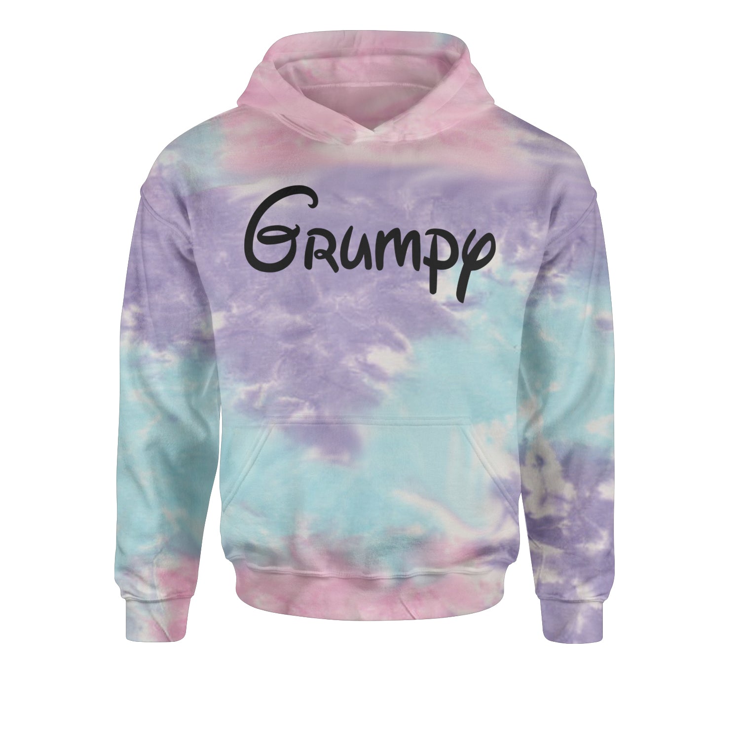 Grumpy - 7 Dwarfs Costume Youth-Sized Hoodie Tie-Dye Cotton Candy