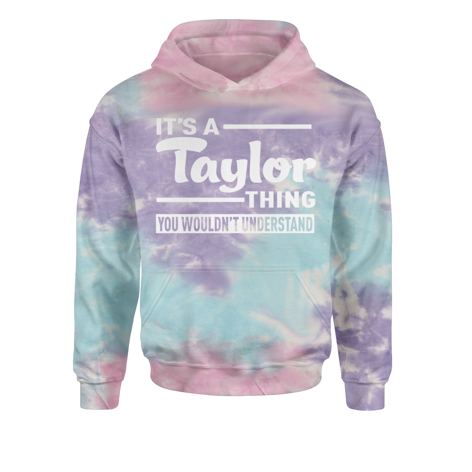 It's A Taylor Thing, You Wouldn't Understand TTPD Youth-Sized Hoodie Tie-Dye Cotton Candy