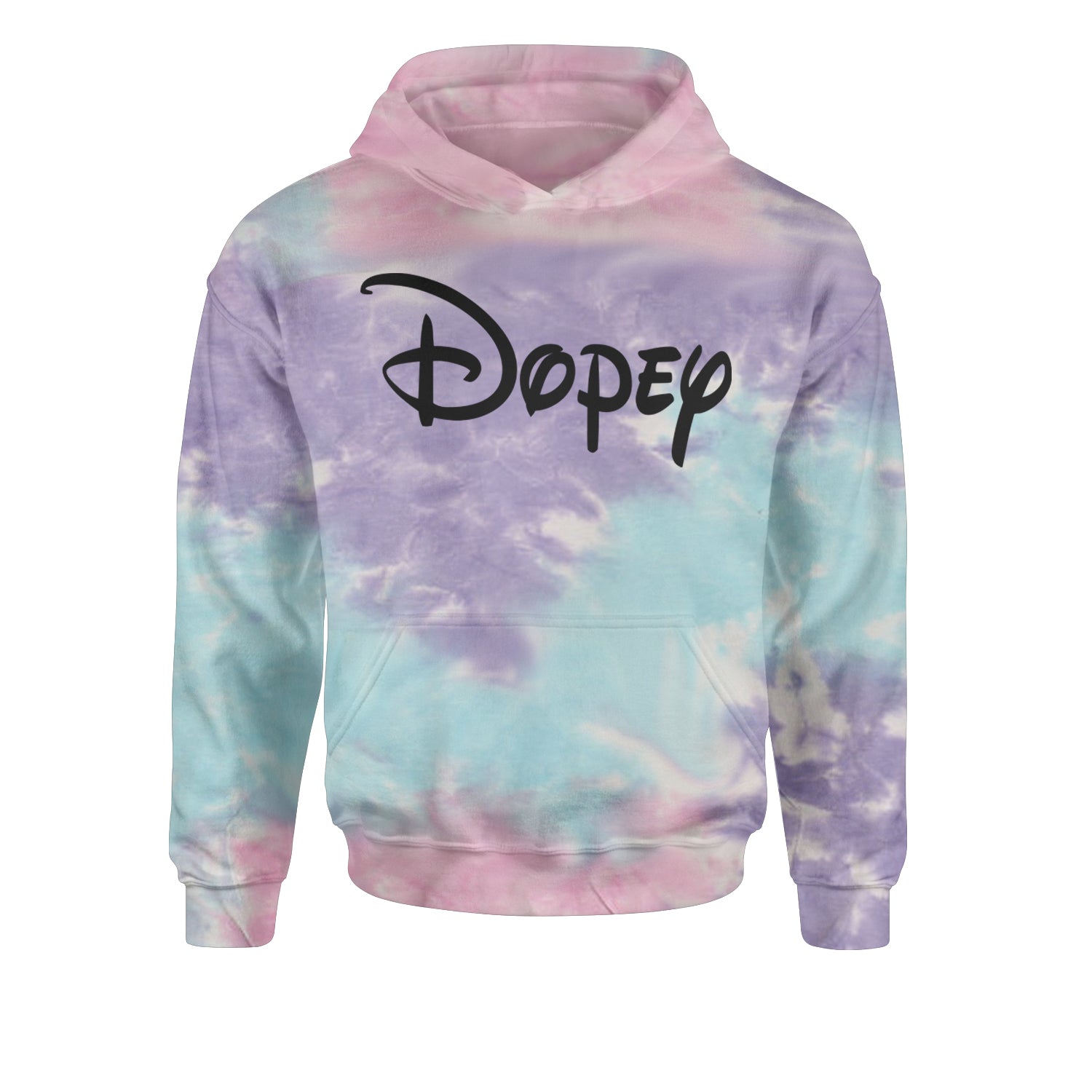 Dopey - 7 Dwarfs Costume Youth-Sized Hoodie Tie-Dye Cotton Candy