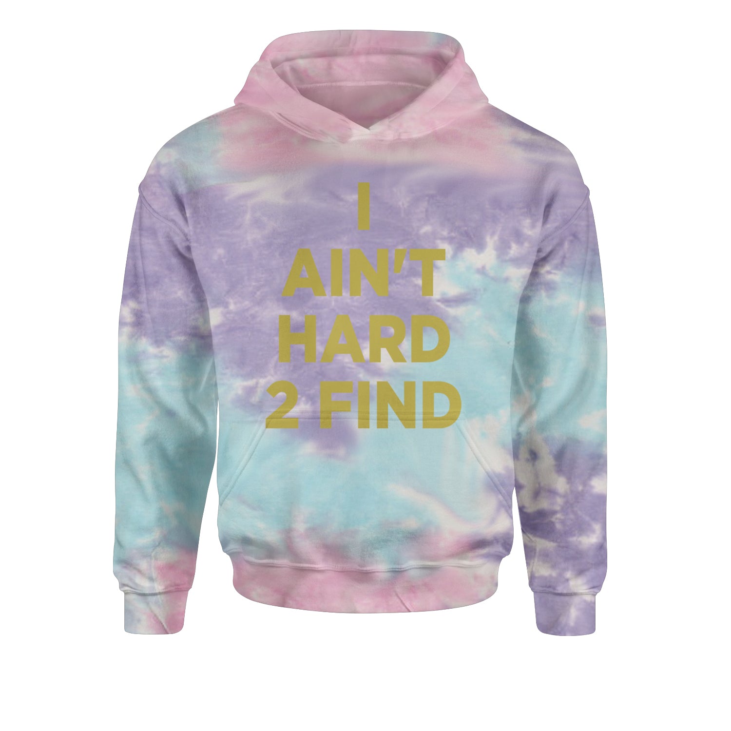 I Ain't Hard To Find Coach Prime Youth-Sized Hoodie Tie-Dye Cotton Candy