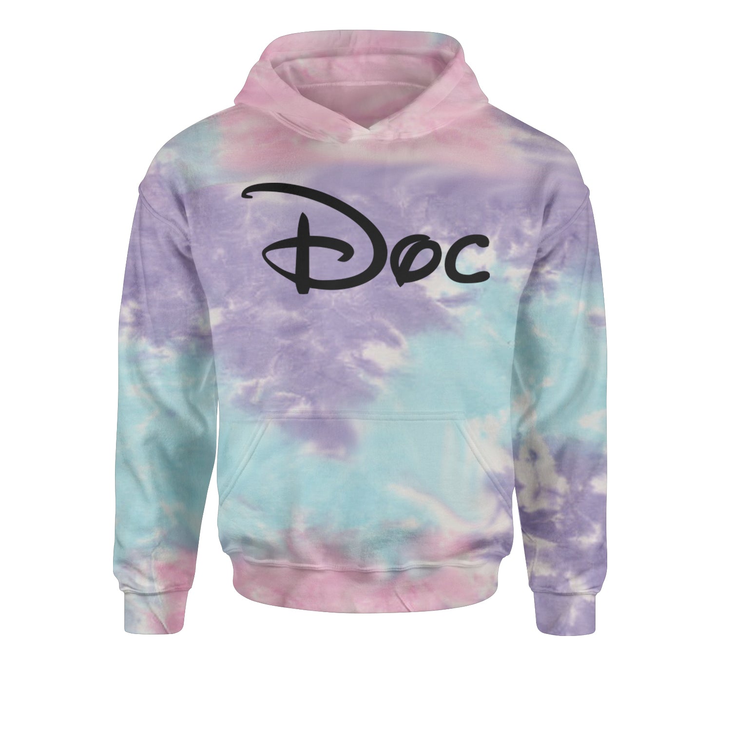 Doc - 7 Dwarfs Costume Youth-Sized Hoodie Tie-Dye Cotton Candy