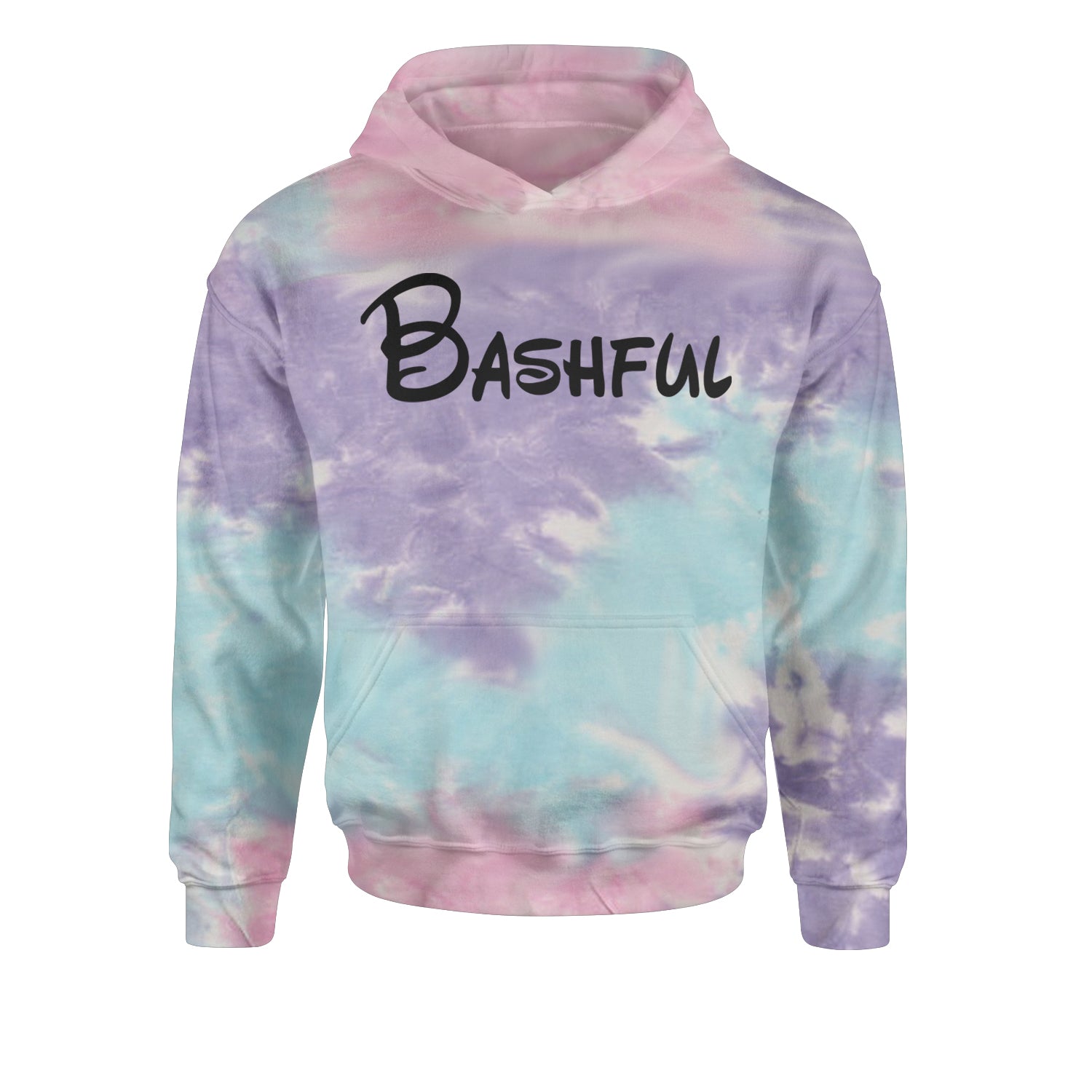 Bashful - 7 Dwarfs Costume Youth-Sized Hoodie Tie-Dye Cotton Candy