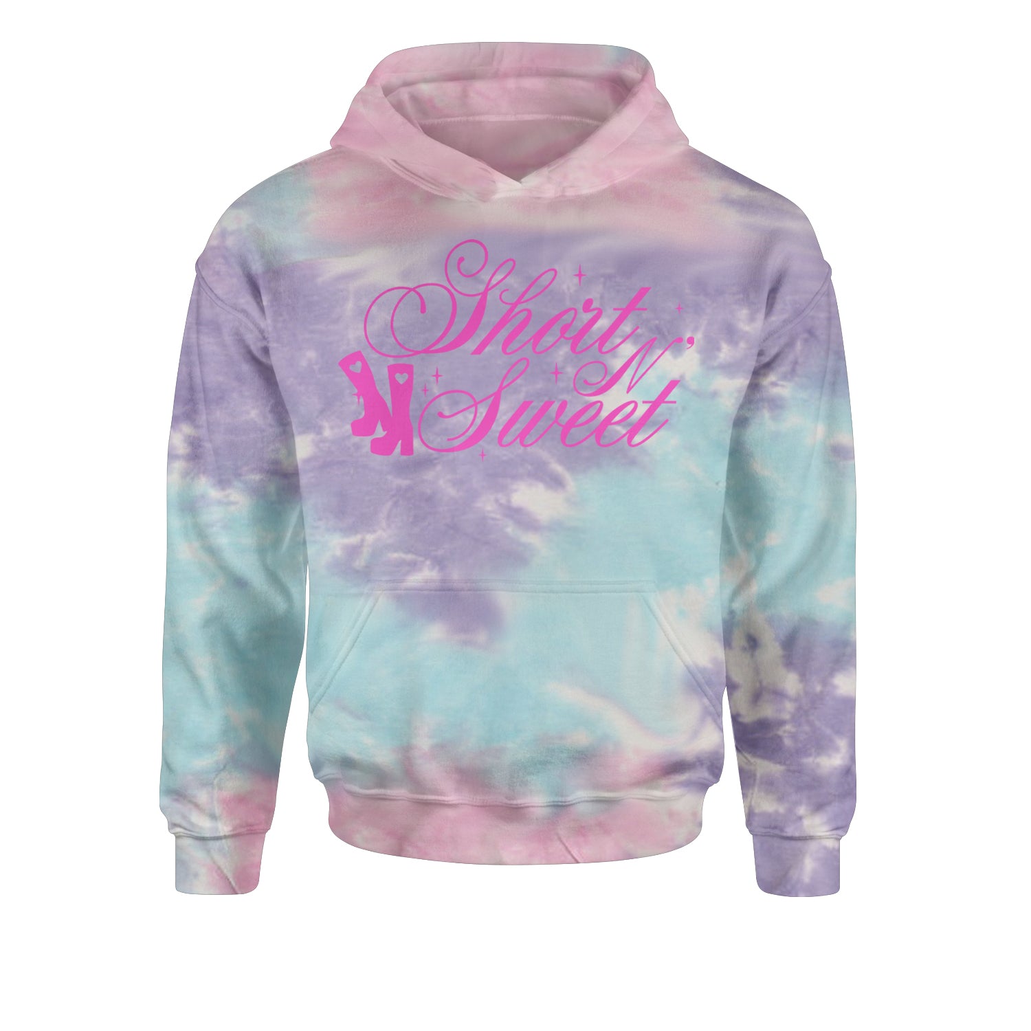 Boots Short N' SweetYouth-Sized Hoodie Tie-Dye Cotton Candy