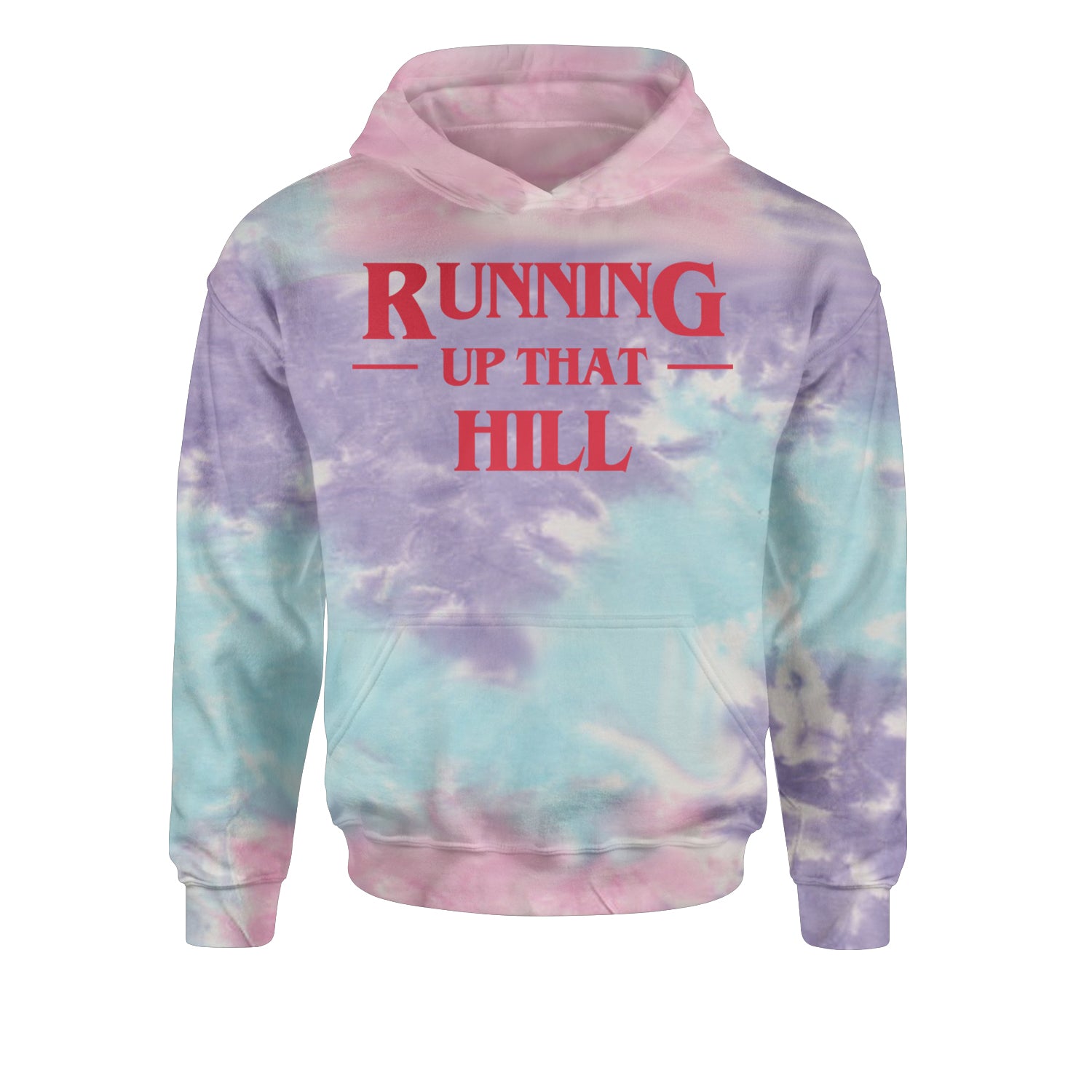 Running Up That HillYouth-Sized Hoodie Tie-Dye Cotton Candy