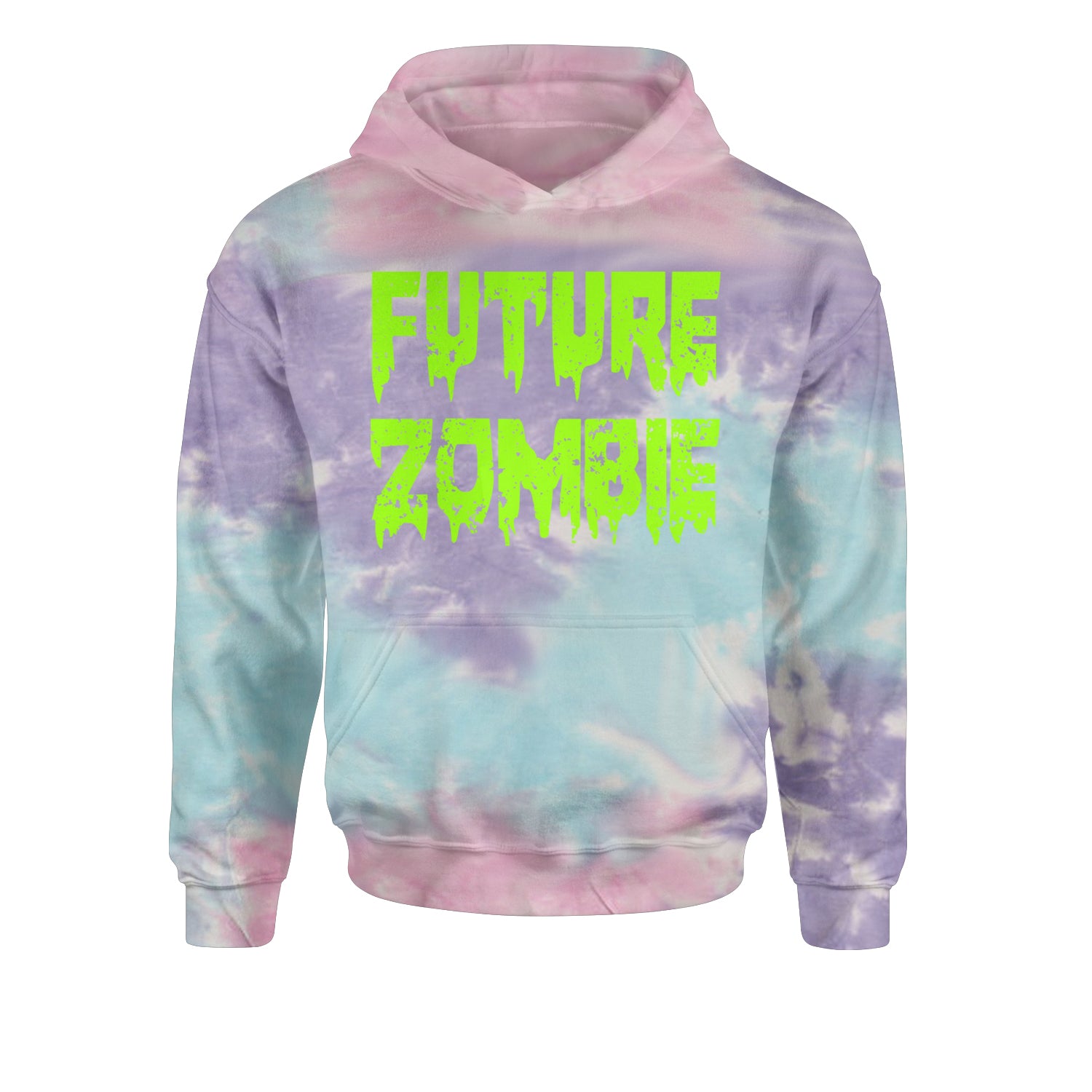 Future Zombie Horror Youth-Sized Hoodie Tie-Dye Cotton Candy