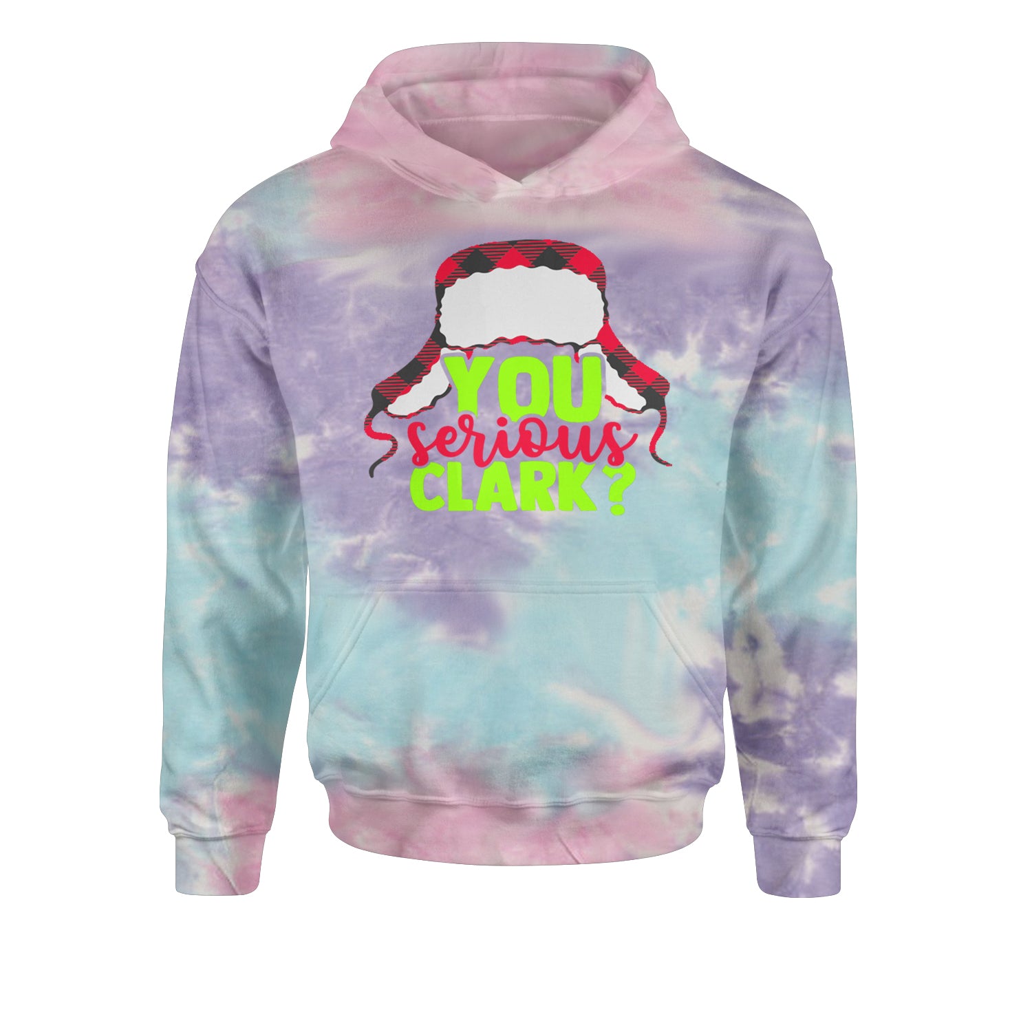 You Serious Clark? GriswoldYouth-Sized Hoodie Tie-Dye Cotton Candy