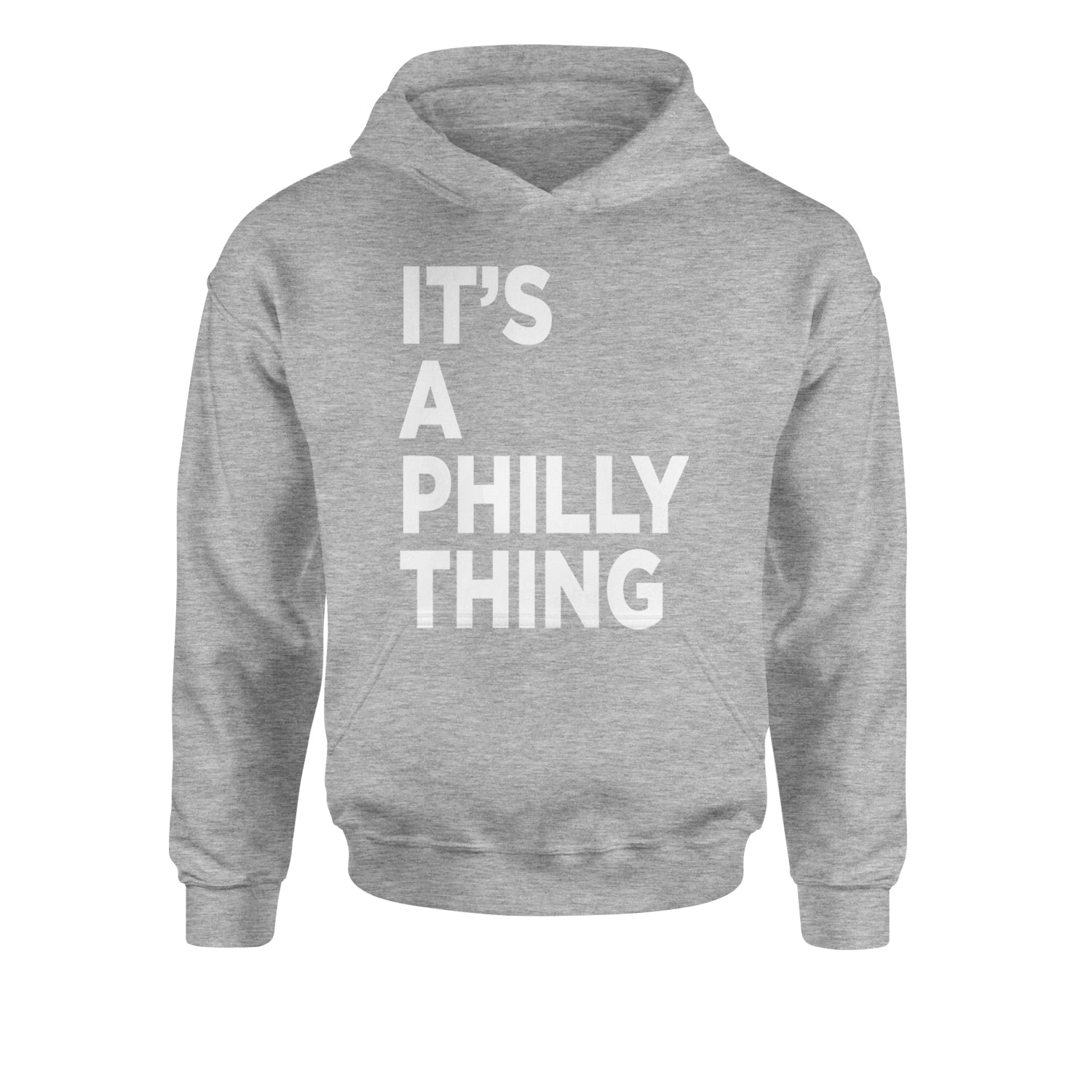 PHILLY It's A Philly Thing Youth-Sized Hoodie Heather Grey