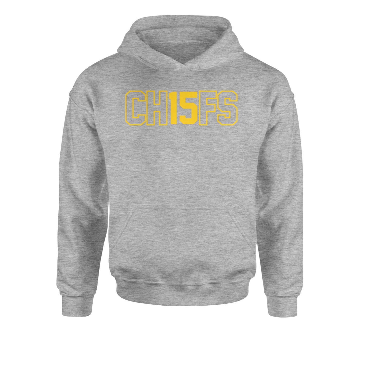 Ch15fs Chief 15 Shirt Youth-Sized Hoodie Heather Grey