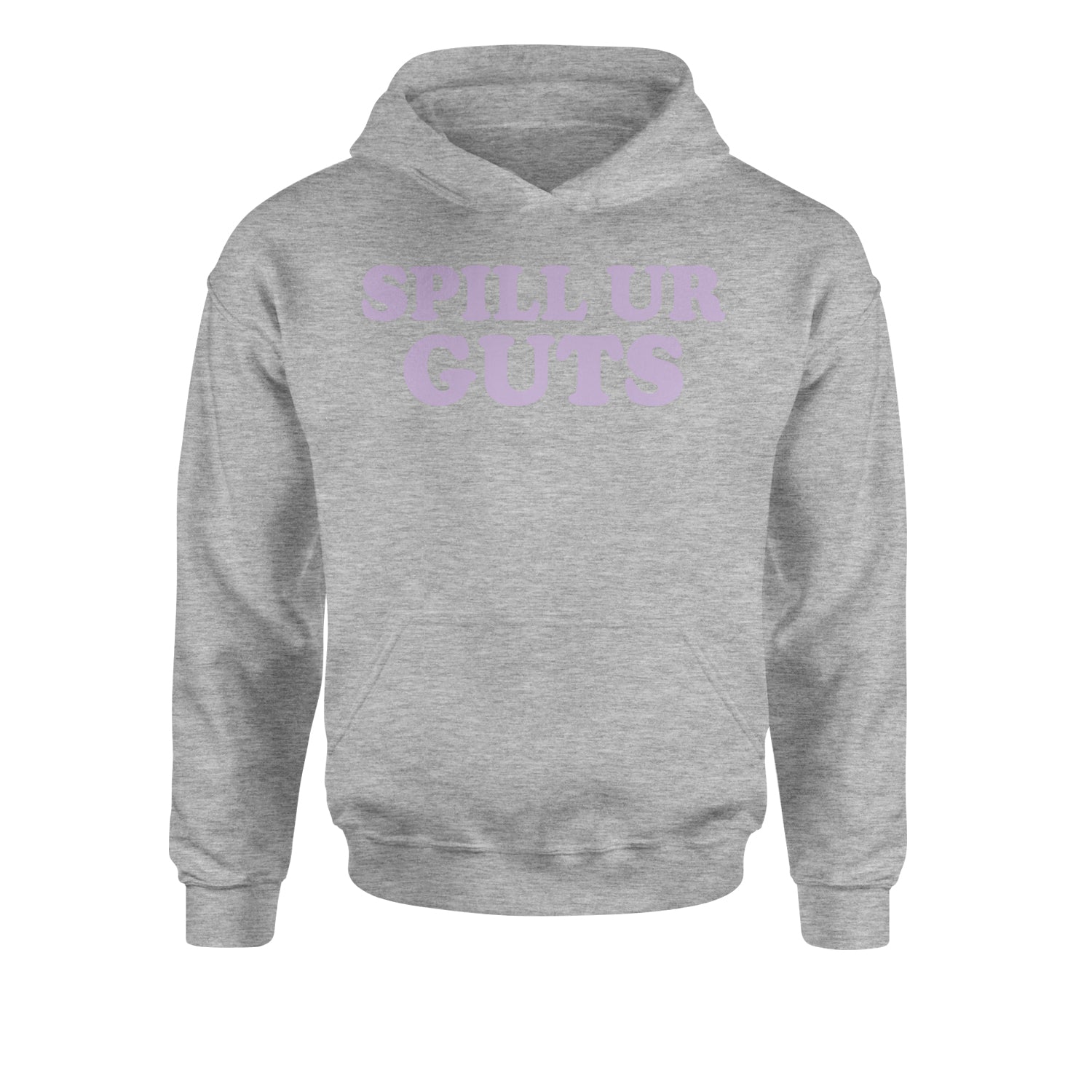 Spill Ur Guts Music Youth-Sized Hoodie Heather Grey