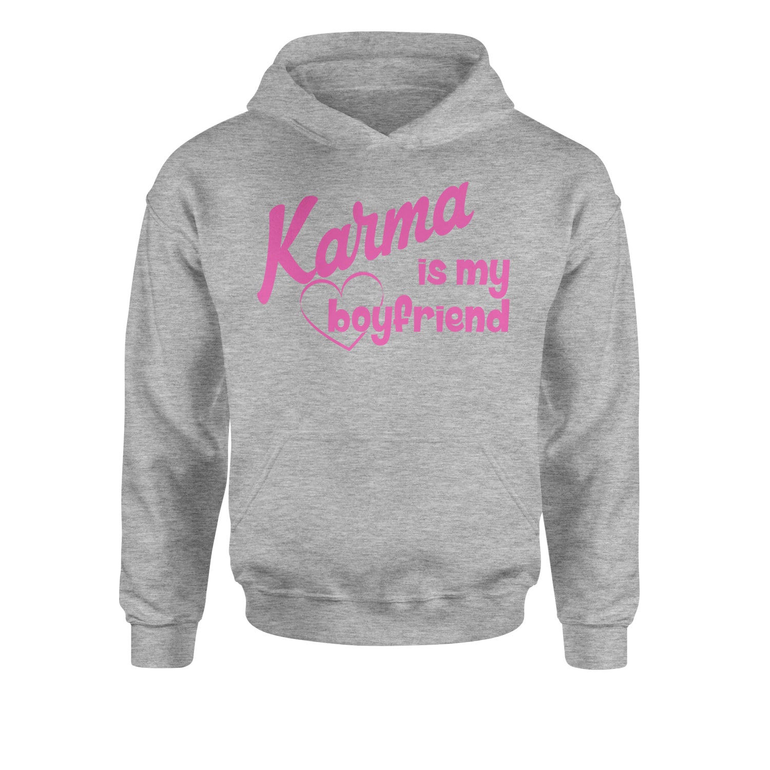 Karma Is My Boyfriend Midnight Eras  Youth-Sized Hoodie Heather Grey