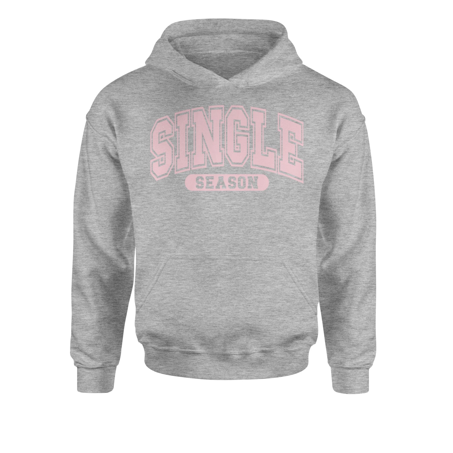 Single Season Valentine's DayYouth-Sized Hoodie Heather Grey