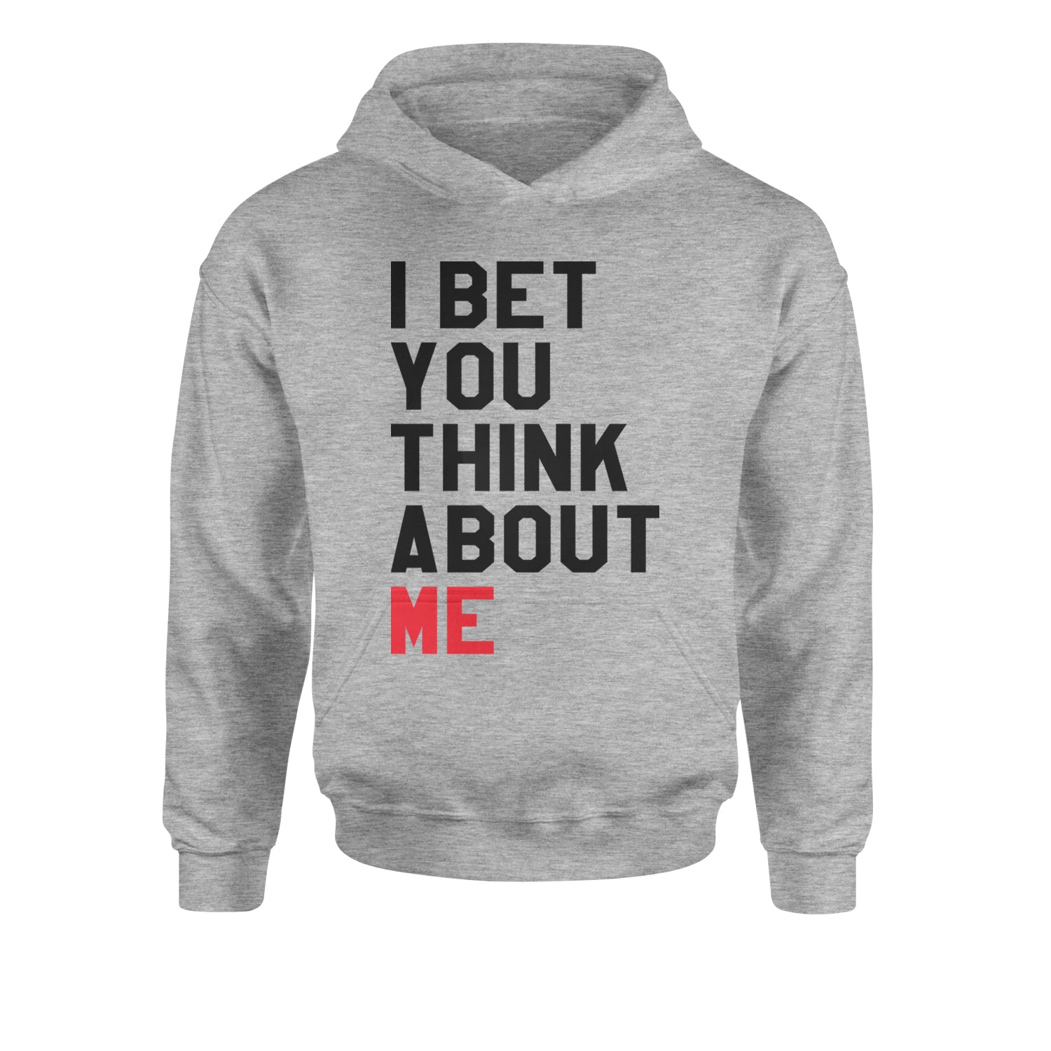 I Bet You Think About Me New TTPD Era Youth-Sized Hoodie Heather Grey