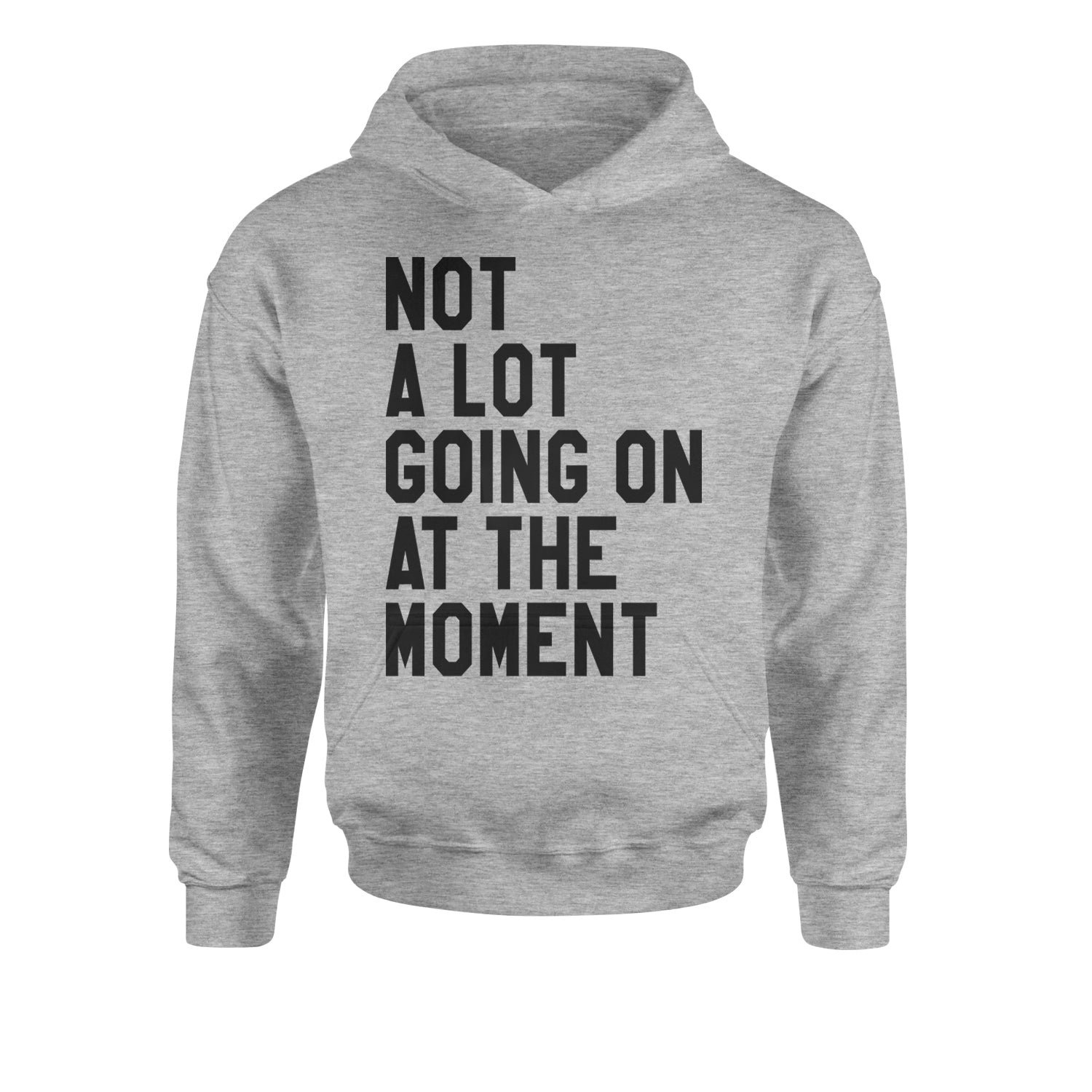 NOT A Lot Going On At The Moment Feeling 22 TTPD Youth-Sized Hoodie Heather Grey