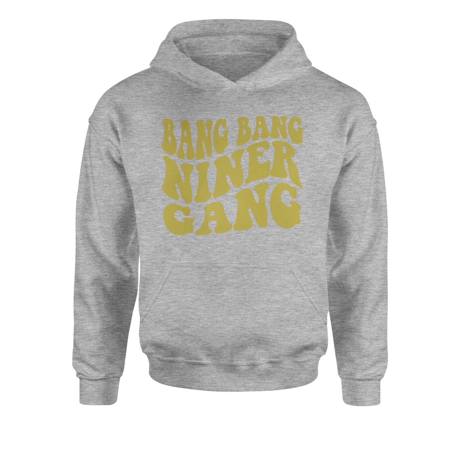 WAVE Bang Bang Nin-r Gang San Francisco Youth-Sized Hoodie Heather Grey