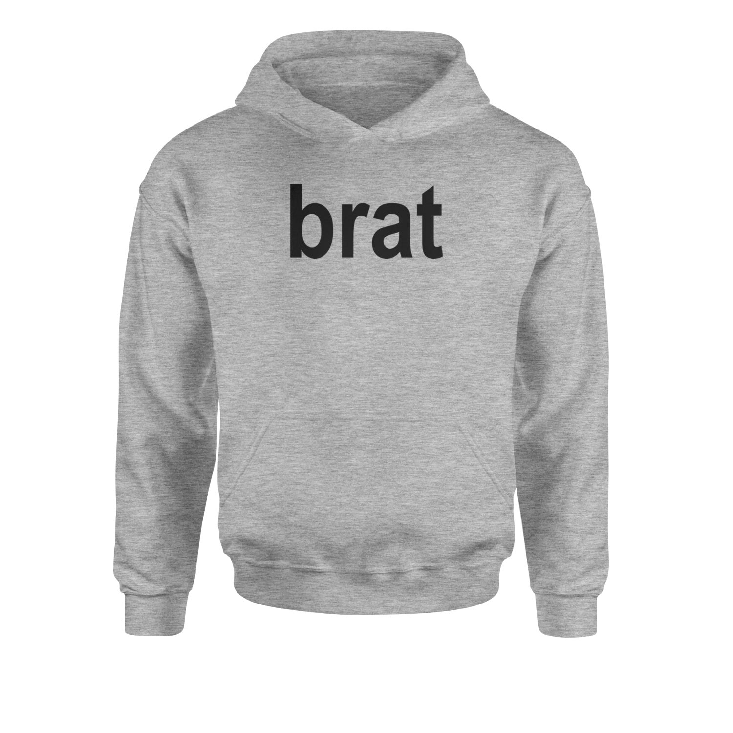 Brat Lime Green I'm So Julia Youth-Sized Hoodie Heather Grey