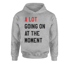 A Lot Going On At The Moment New TTPD Poet Department Youth-Sized Hoodie Heather Grey