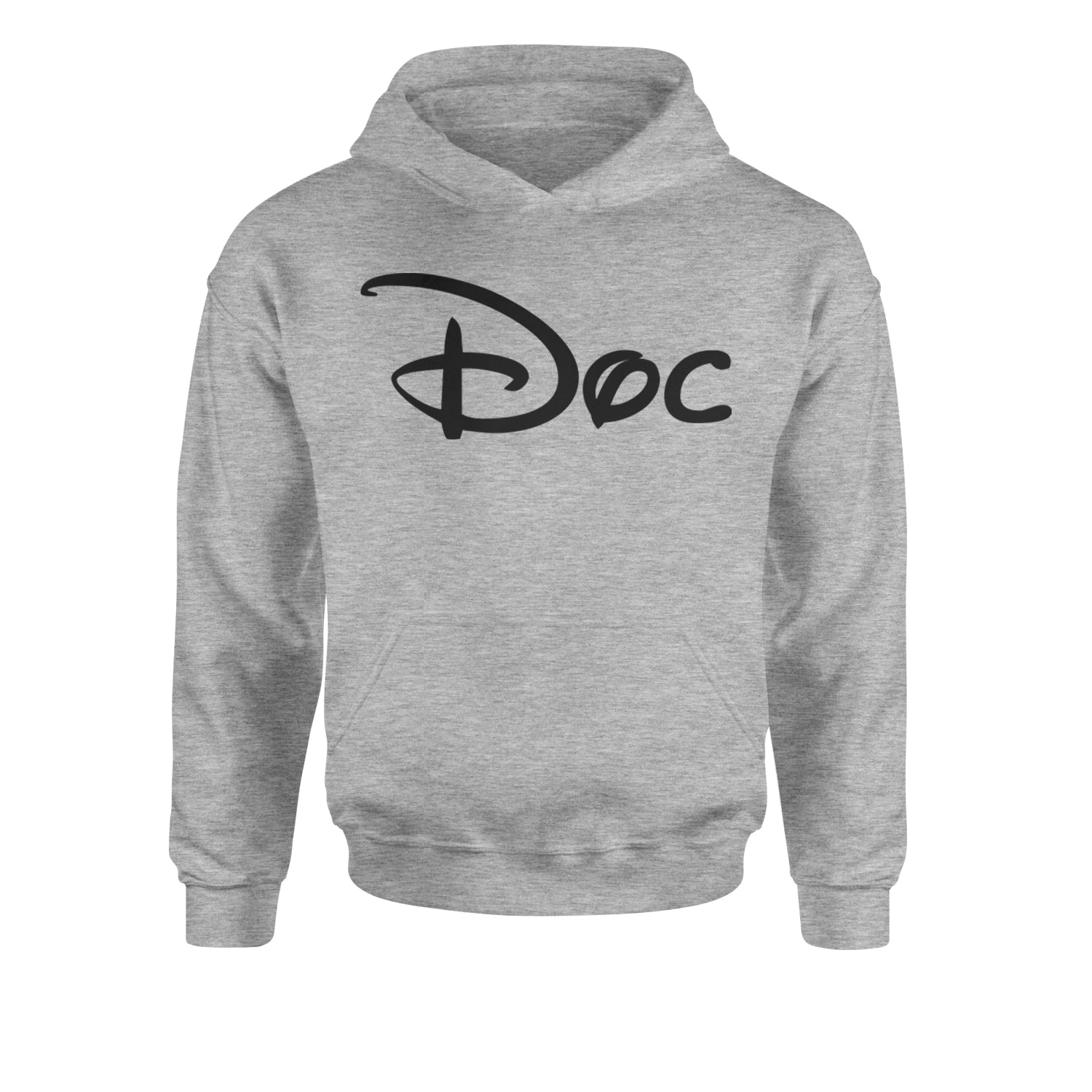 Doc - 7 Dwarfs Costume Youth-Sized Hoodie Heather Grey