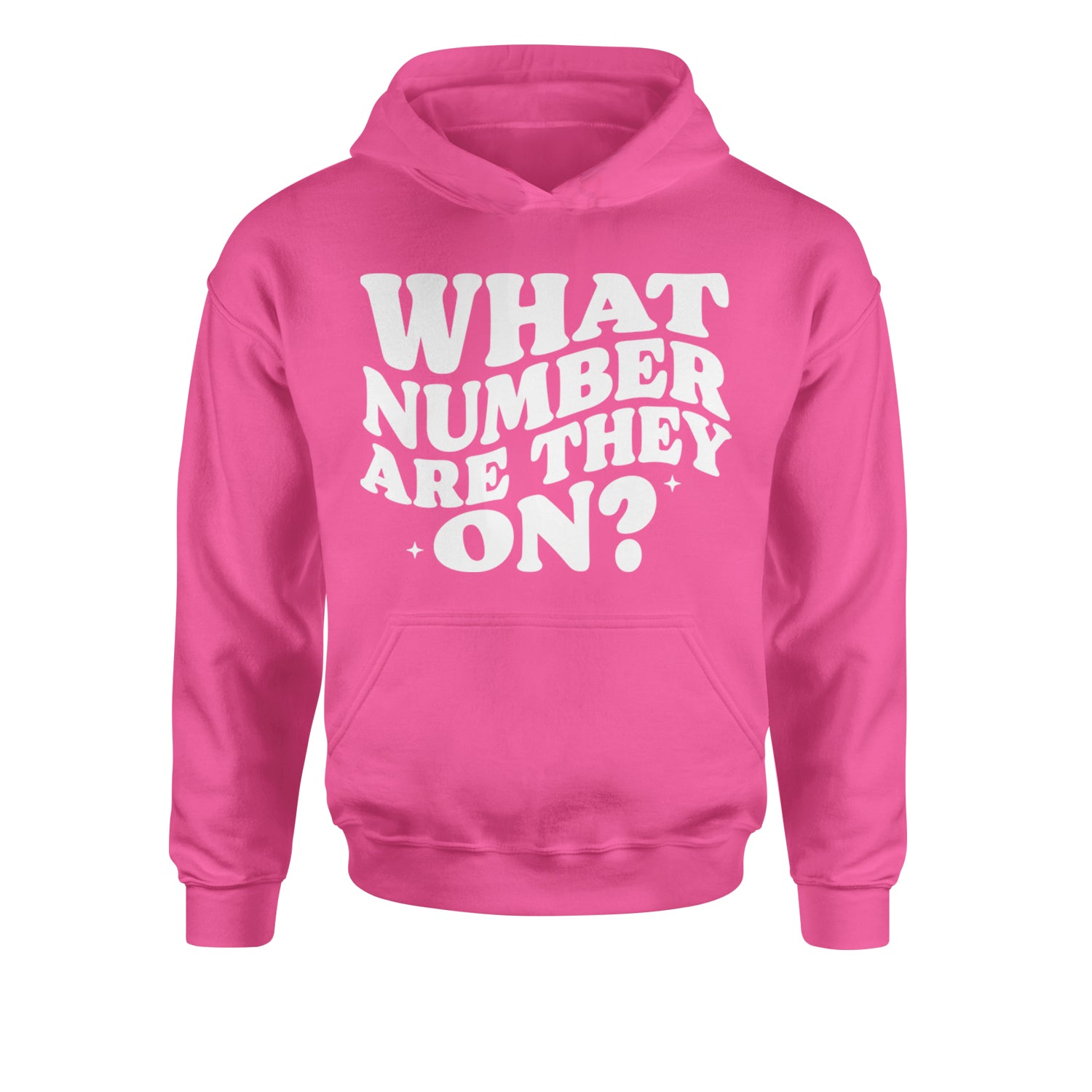 What Number Are They On Dance Youth-Sized Hoodie Hot Pink