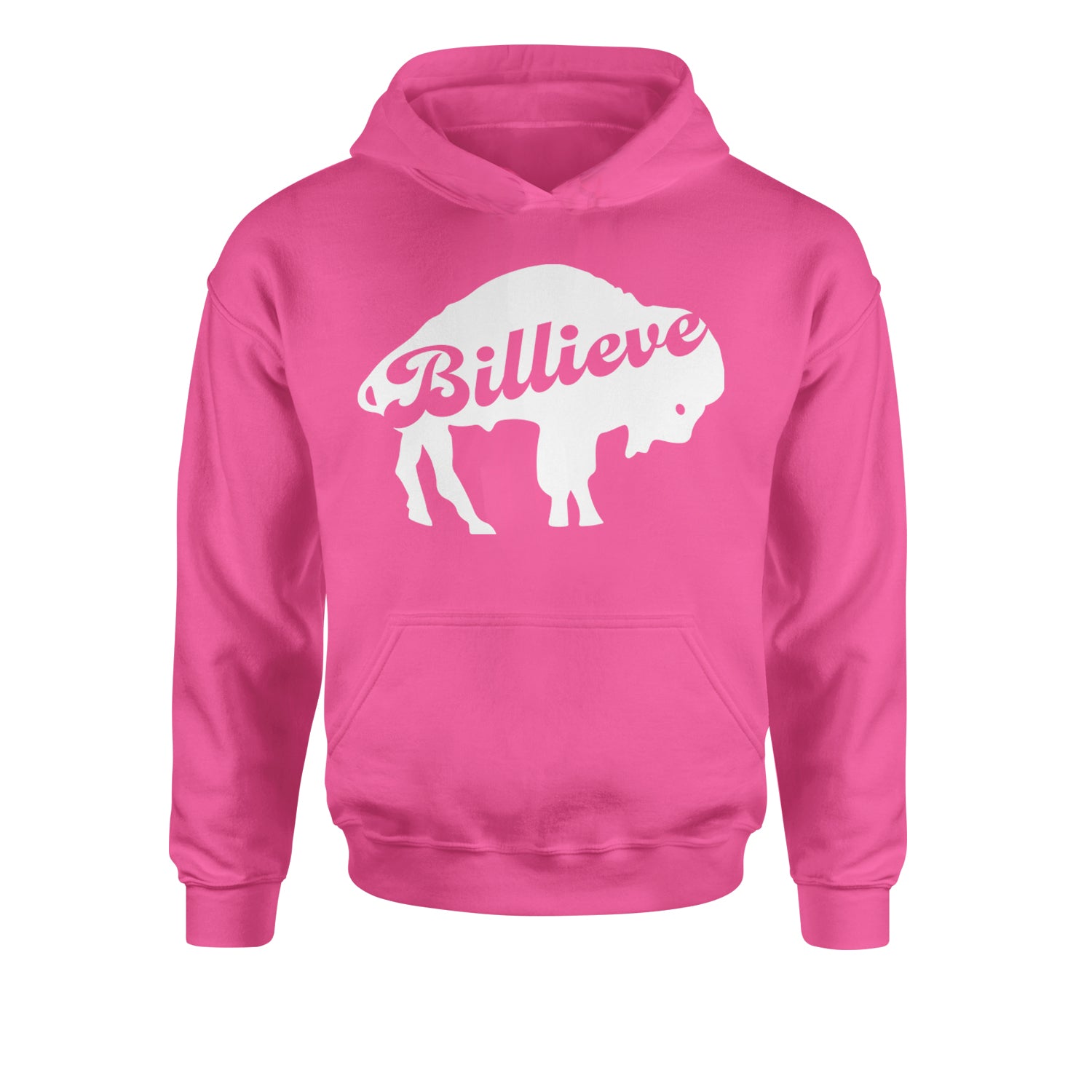 Billieve Bills Mafia Youth-Sized Hoodie Hot Pink