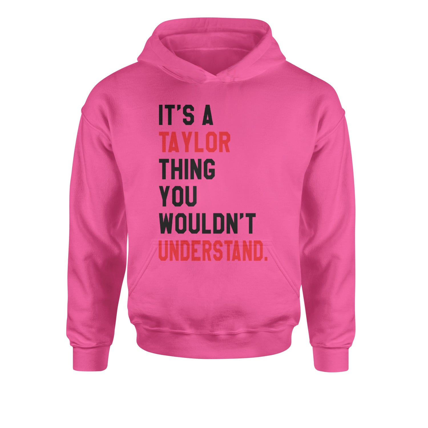 You Wouldn't Understand It's A Taylor Thing TTPD Youth-Sized Hoodie Heather Grey