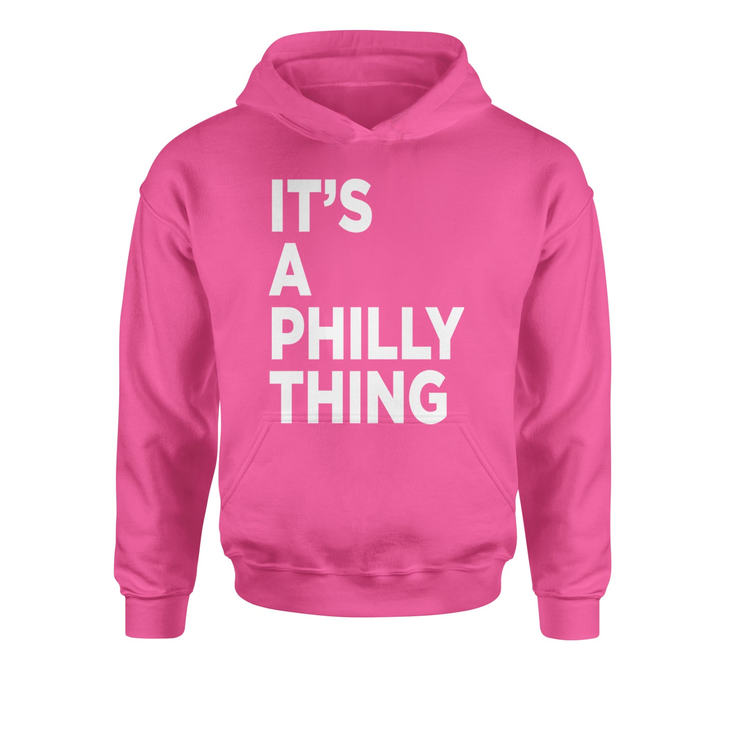 PHILLY It's A Philly Thing Youth-Sized Hoodie Hot Pink