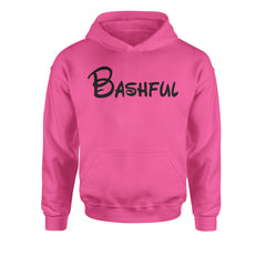 Bashful - 7 Dwarfs Costume Youth-Sized Hoodie Hot Pink
