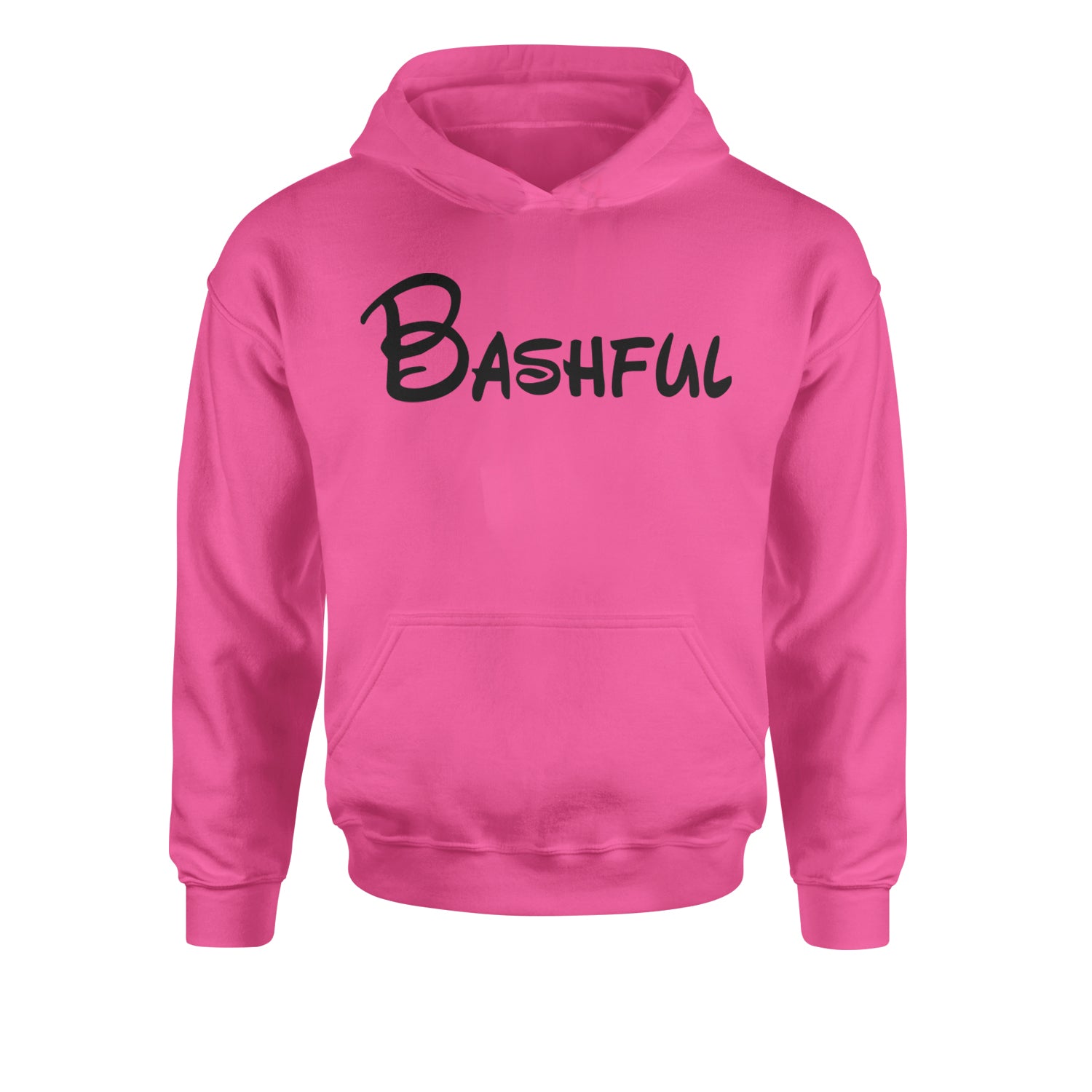 Bashful - 7 Dwarfs Costume Youth-Sized Hoodie Heather Grey