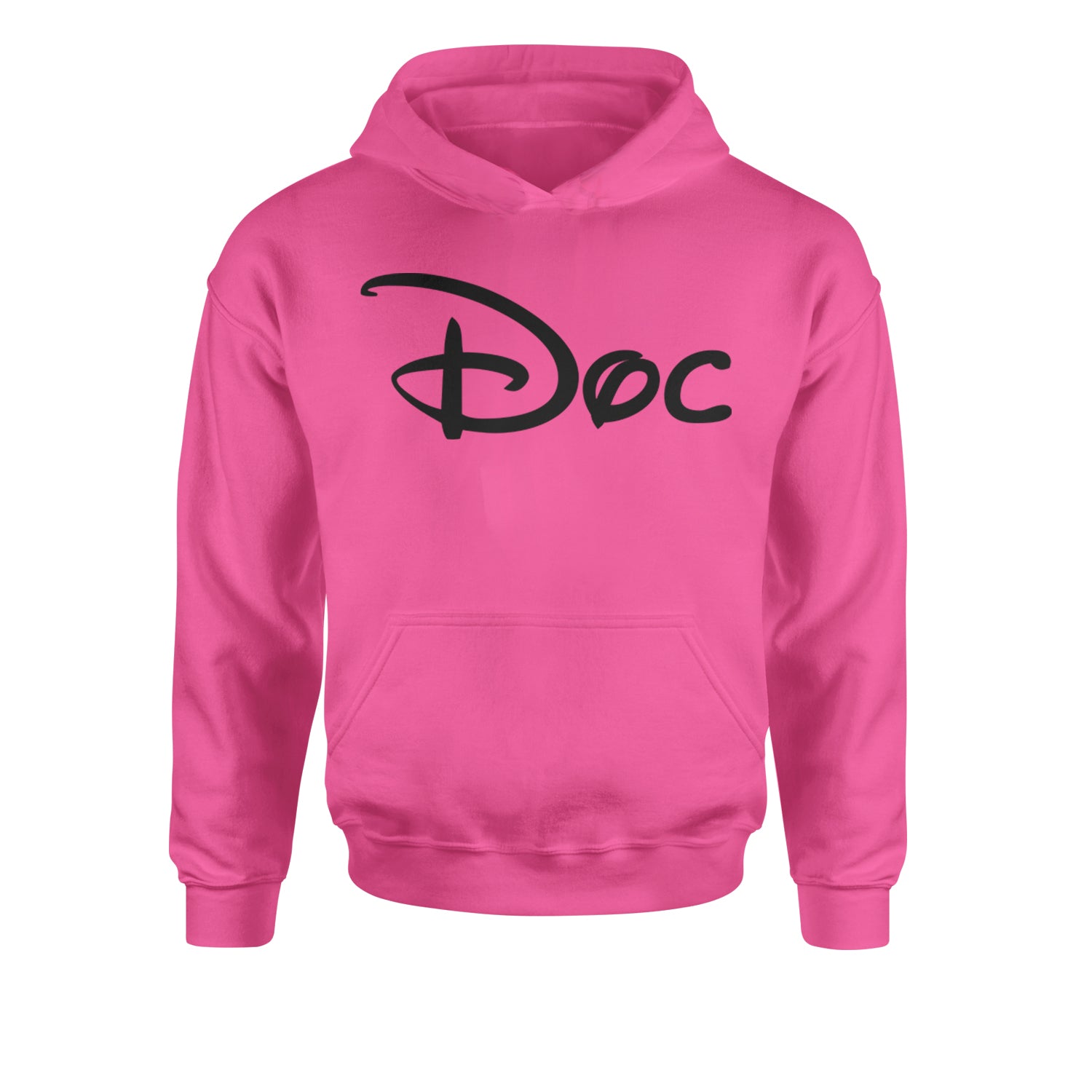 Doc - 7 Dwarfs Costume Youth-Sized Hoodie Heather Grey