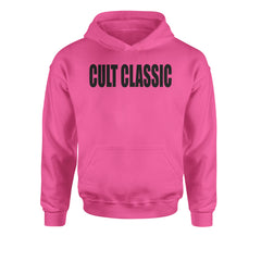 Cult Classic Pop Music ClubYouth-Sized Hoodie Hot Pink