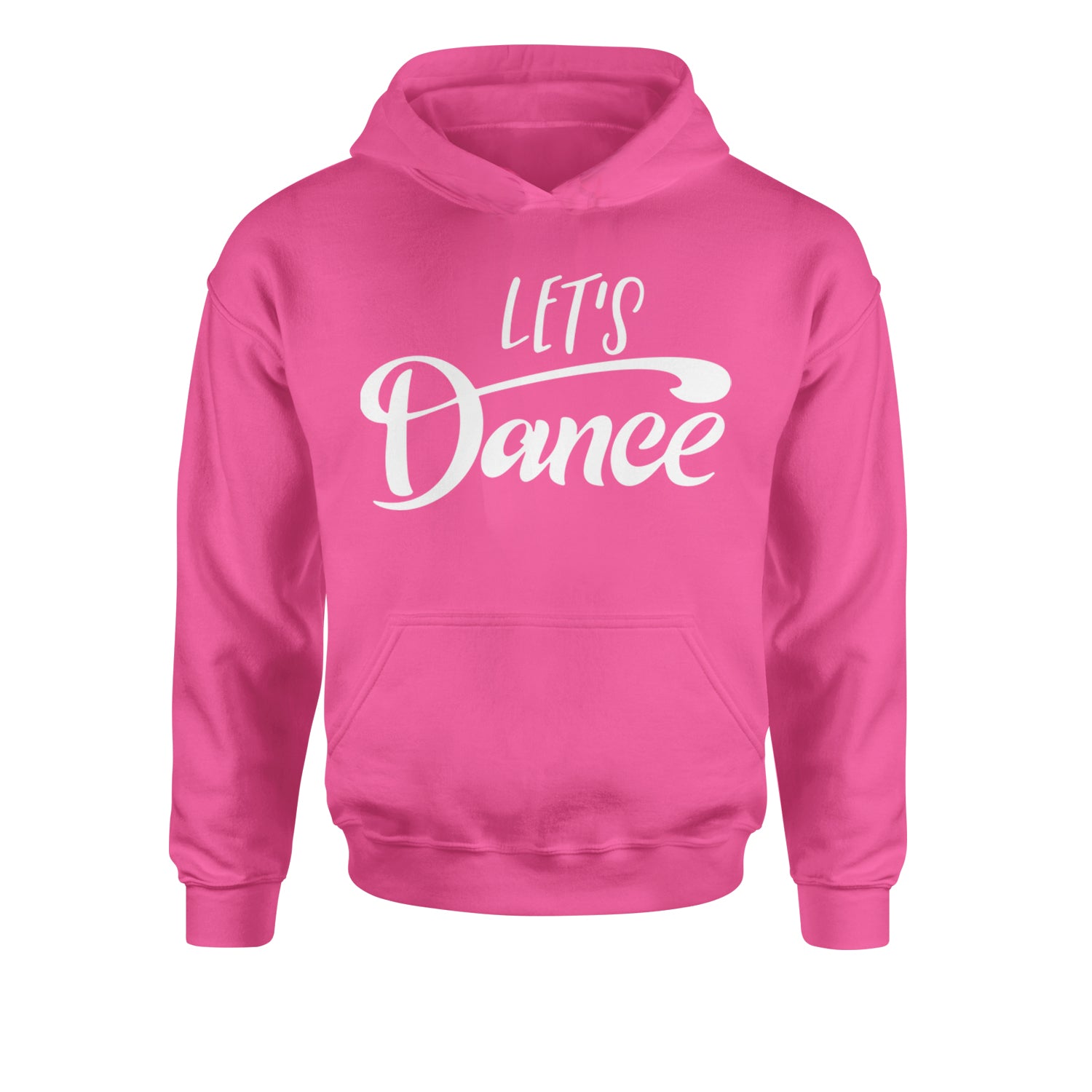 Let's Dance Youth-Sized Hoodie Hot Pink