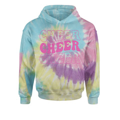 Cheer Cheer Cheer Youth-Sized Hoodie Tie-Dye Jelly Bean